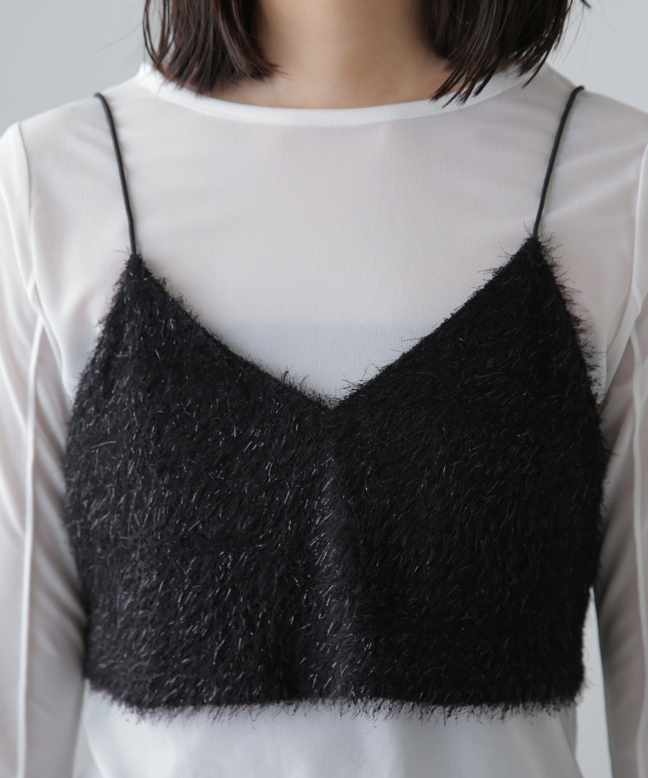  「ラメキャミソールビスチェ」|シャツ・ブラウス|