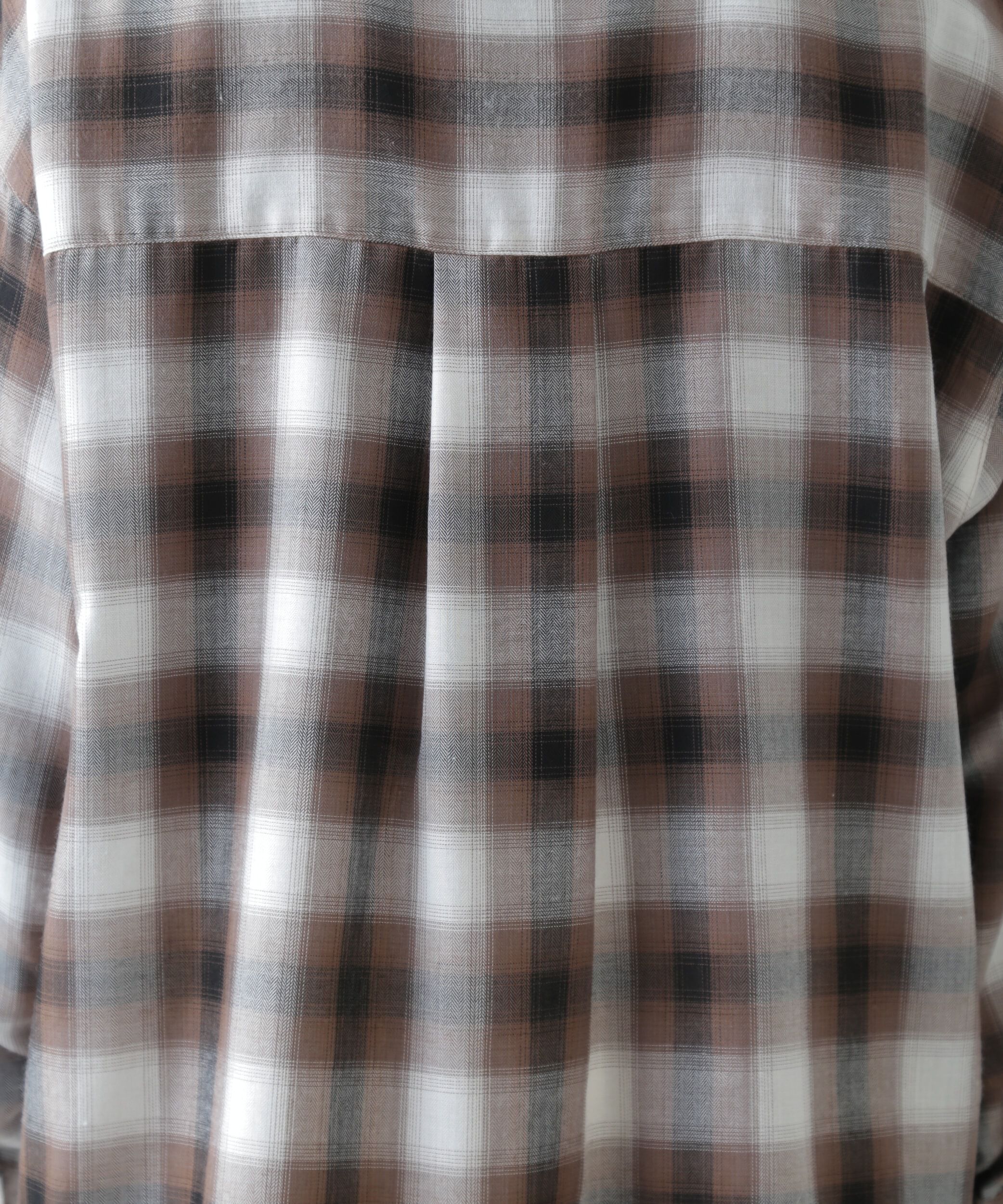  「オンブレチェックビッグシャツ」|シャツ・ブラウス|