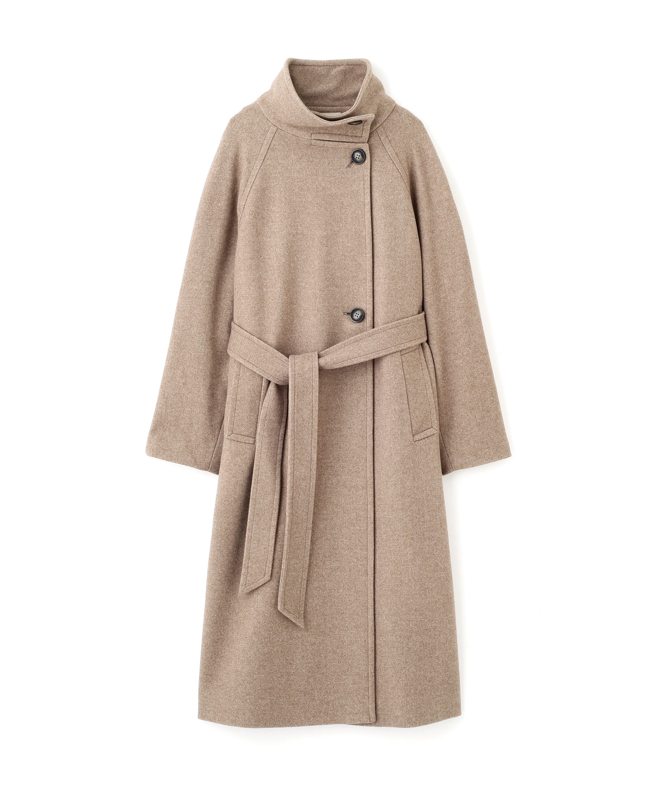  「[累計販売5000枚！選べる4色]スタンドカラーメルトンロングコート」|その他|