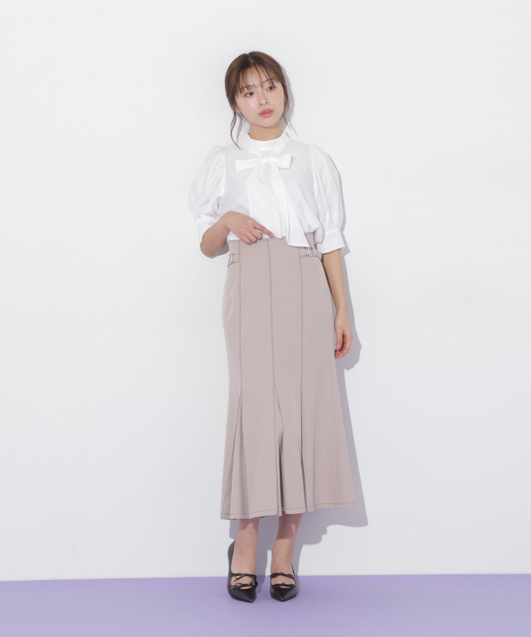  「ステッチマーメイドスカート」|スカート|