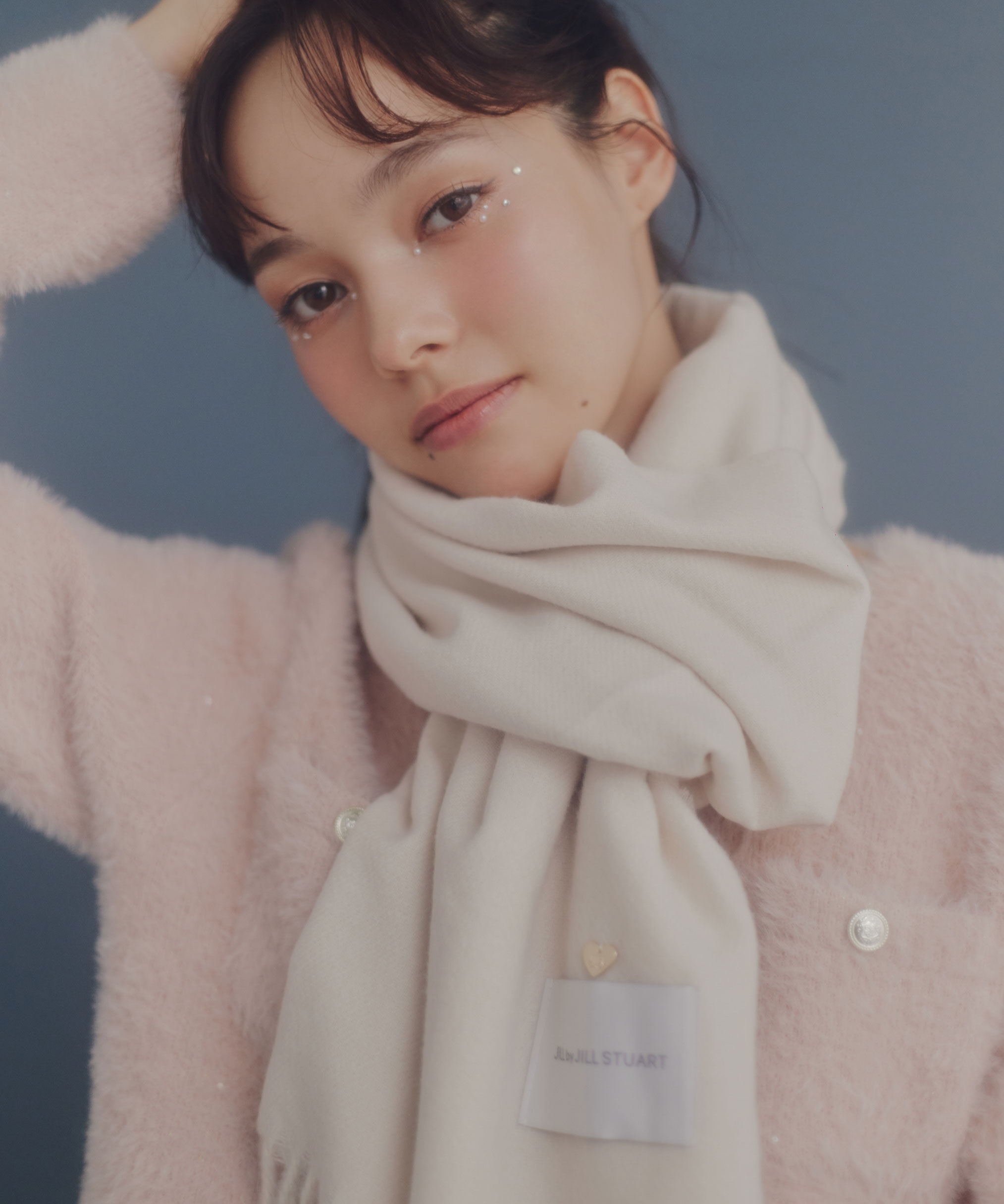  「ハートトッピングストール」|バンダナ・スカーフ|