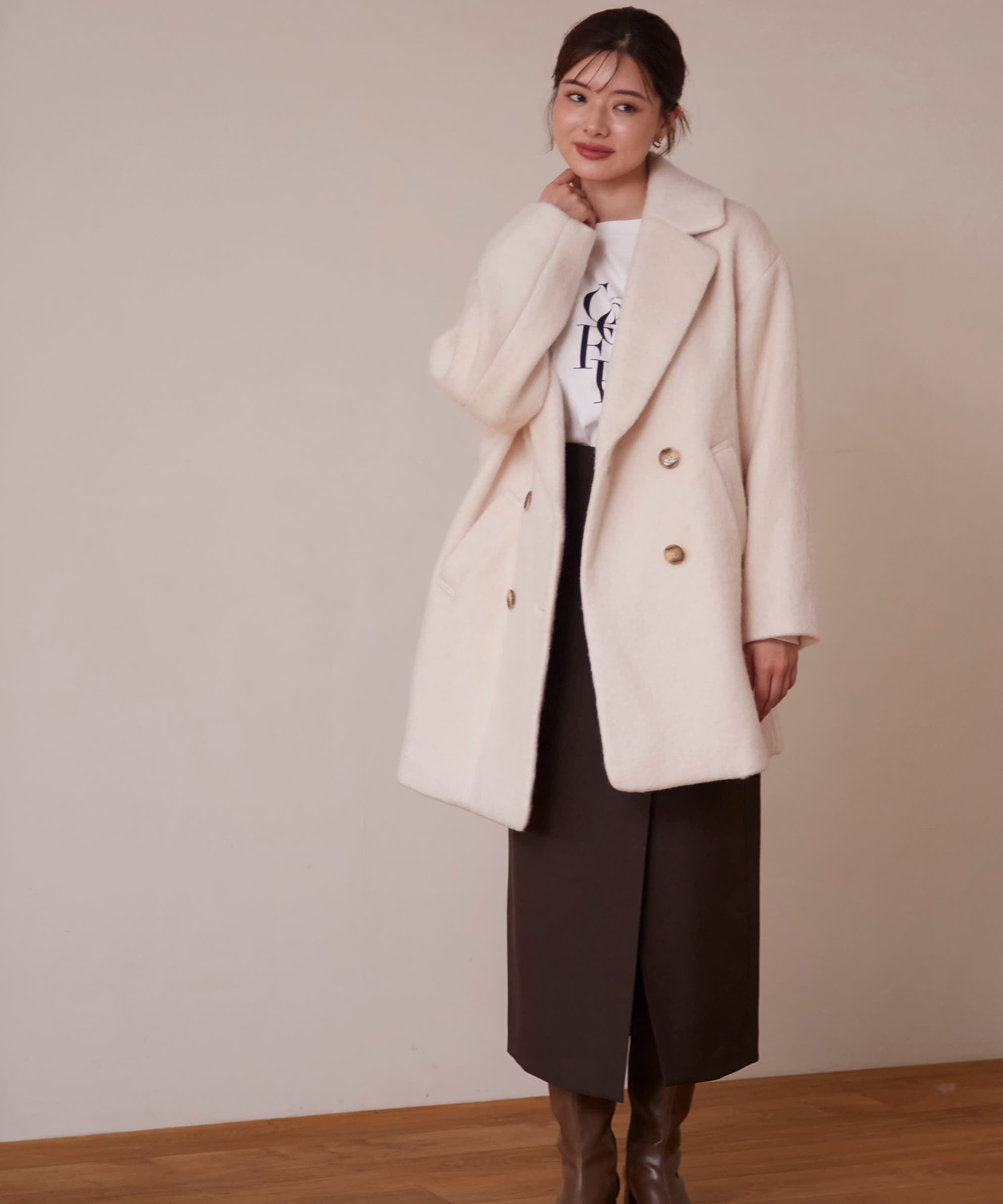 PROPORTION BODY DRESSING「ミドル丈シャギーコート　24AW」|その他|