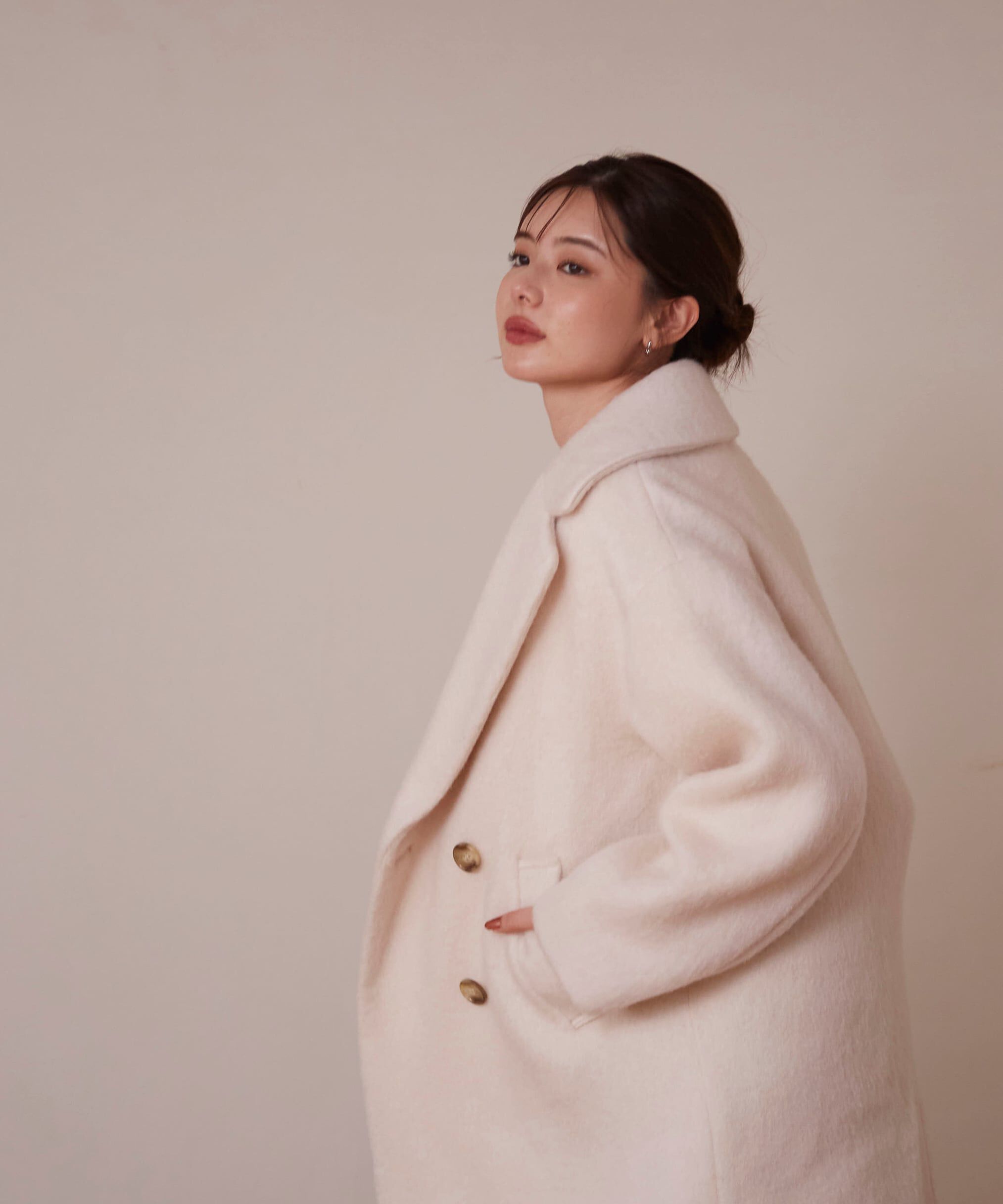 PROPORTION BODY DRESSING「ミドル丈シャギーコート　24AW」|その他|