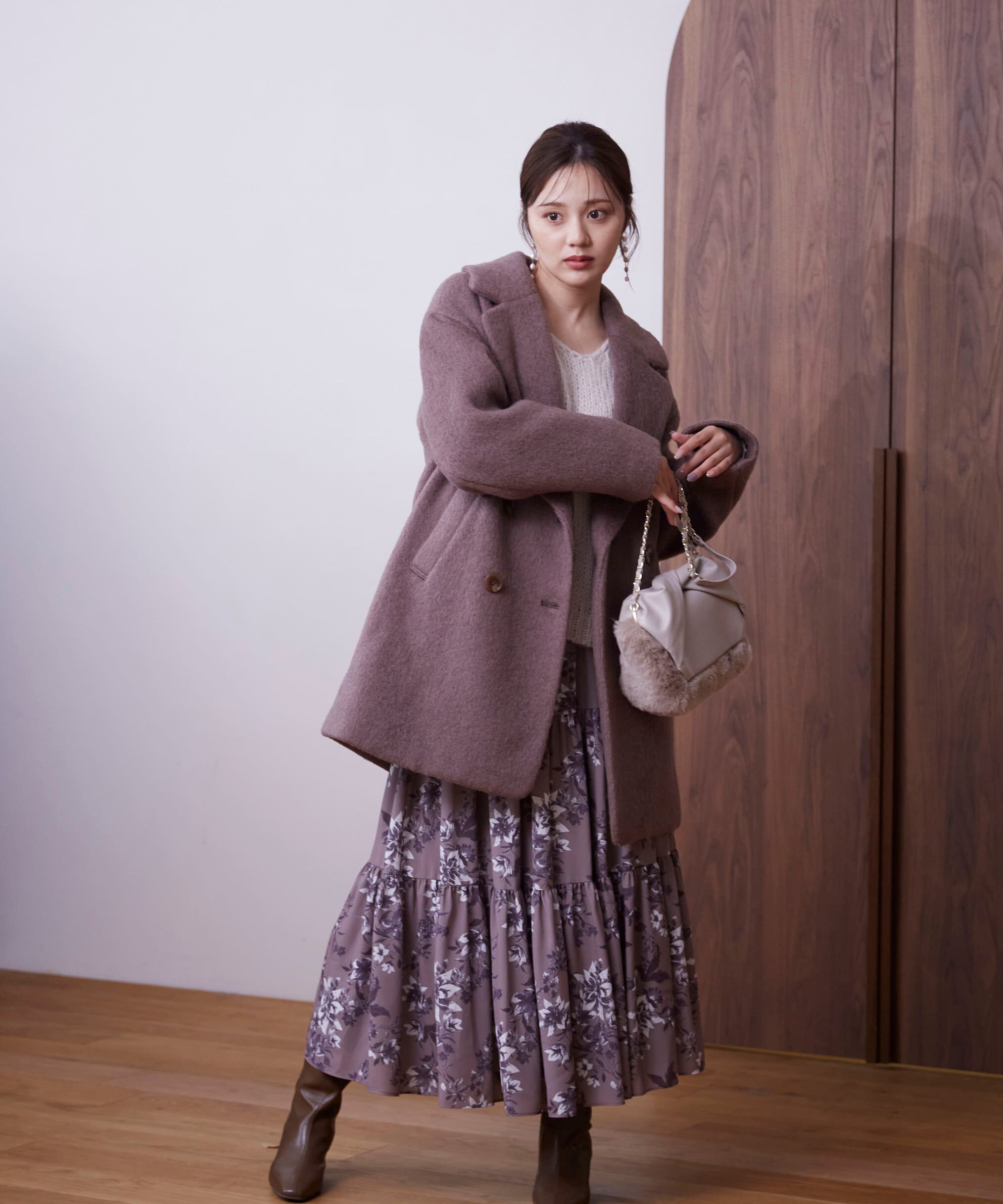 PROPORTION BODY DRESSING「ミドル丈シャギーコート　24AW」|その他|