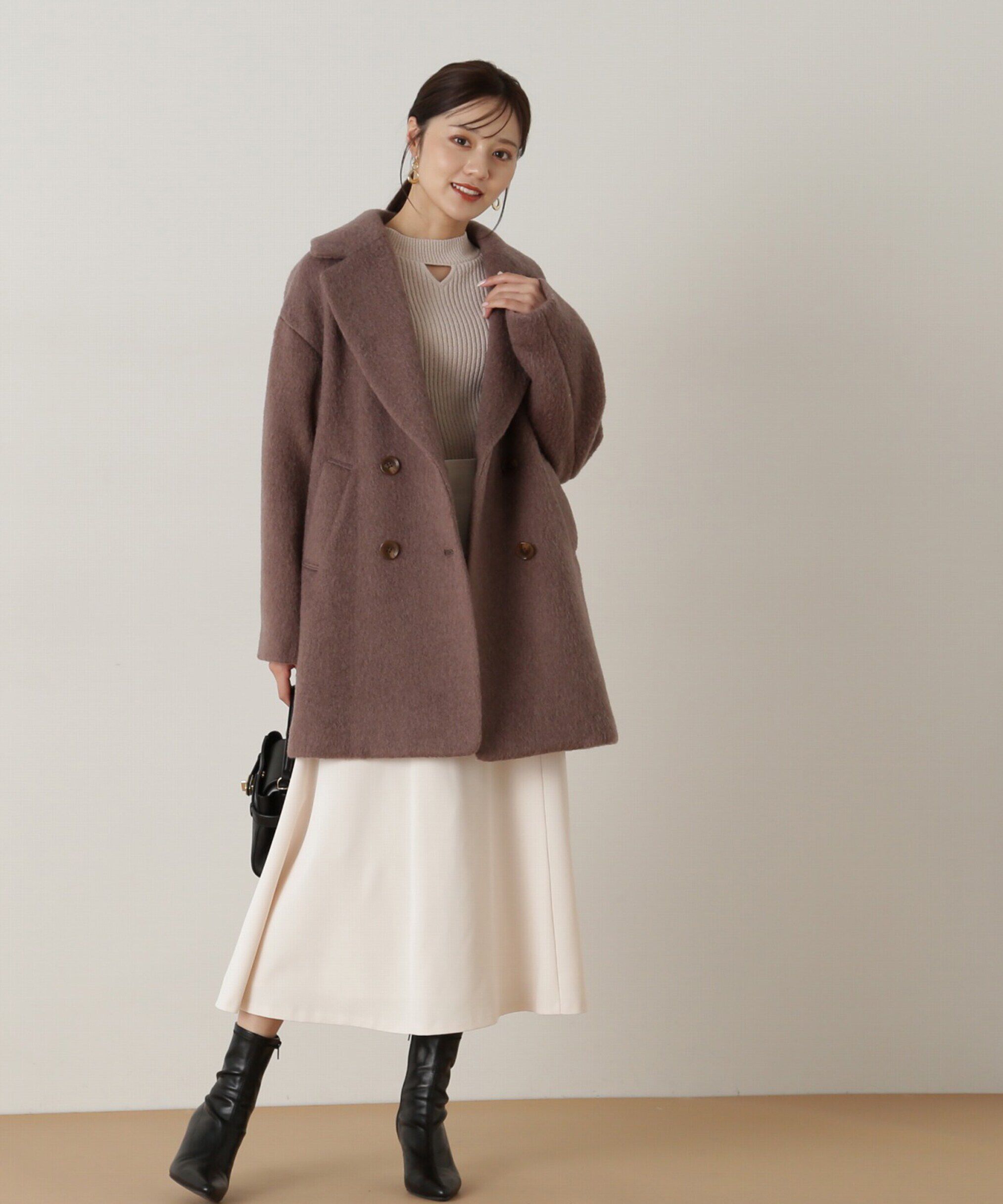 PROPORTION BODY DRESSING「ミドル丈シャギーコート　24AW」|その他|