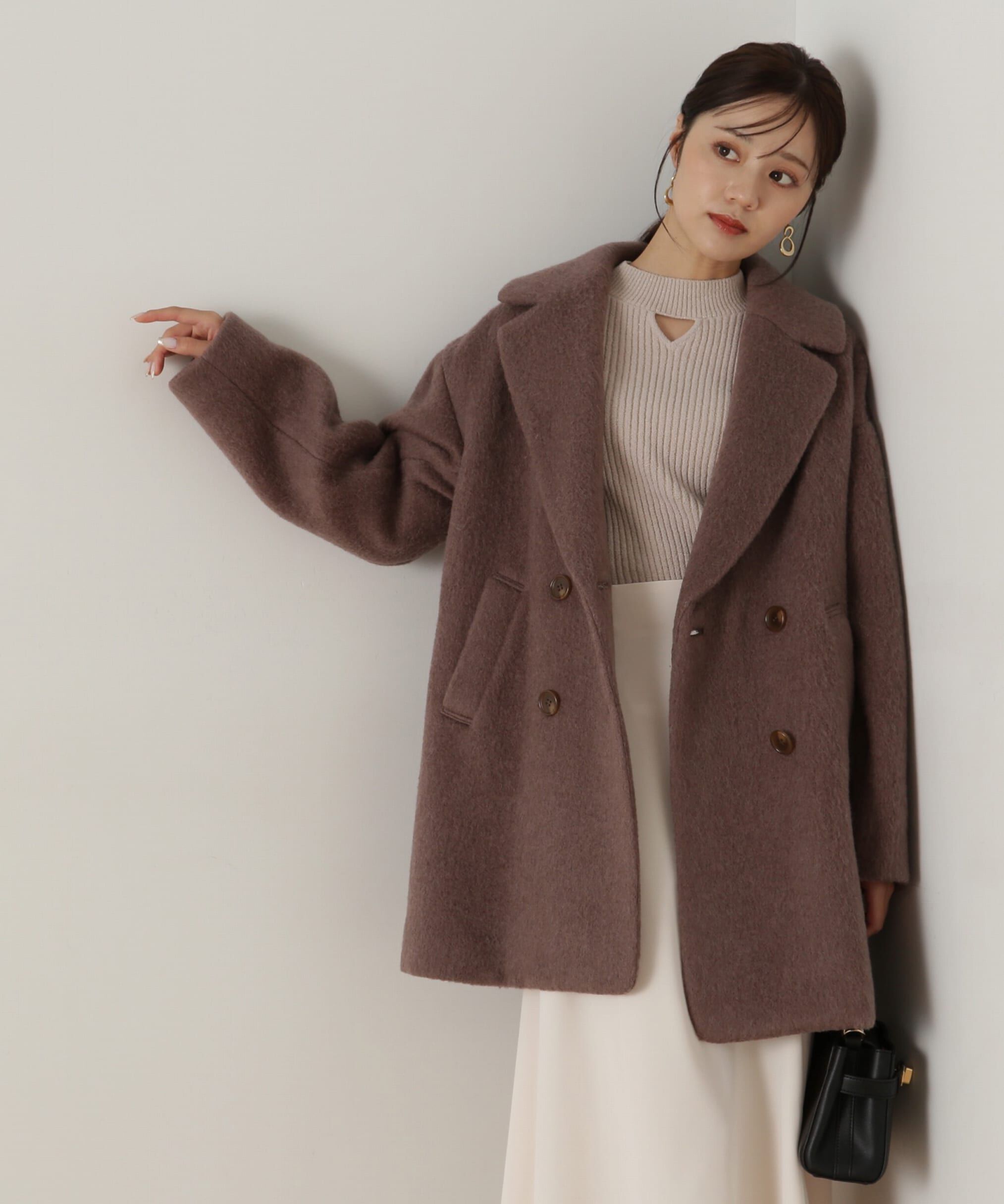 PROPORTION BODY DRESSING「ミドル丈シャギーコート　24AW」|その他|