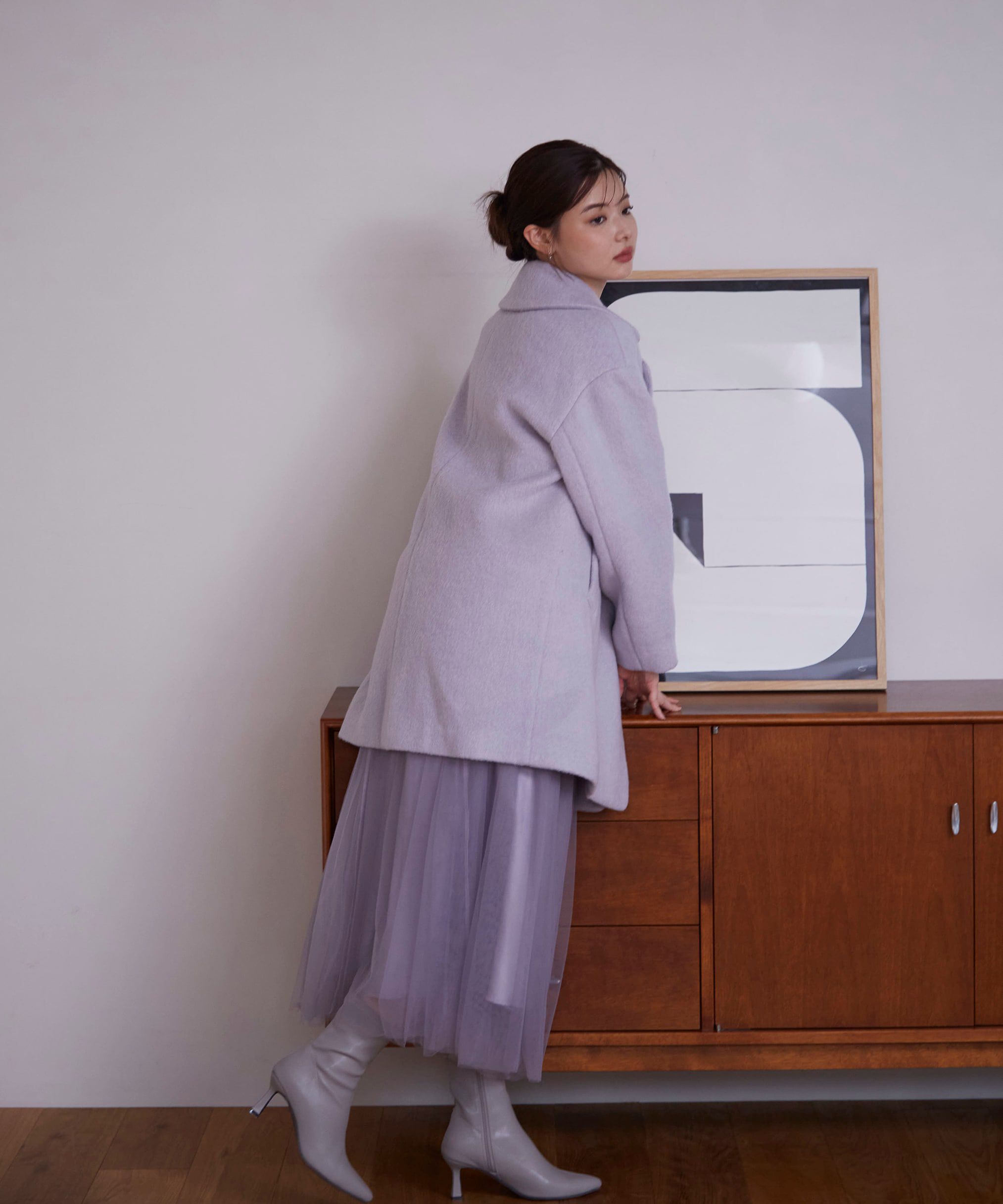 PROPORTION BODY DRESSING「ミドル丈シャギーコート　24AW」|その他|