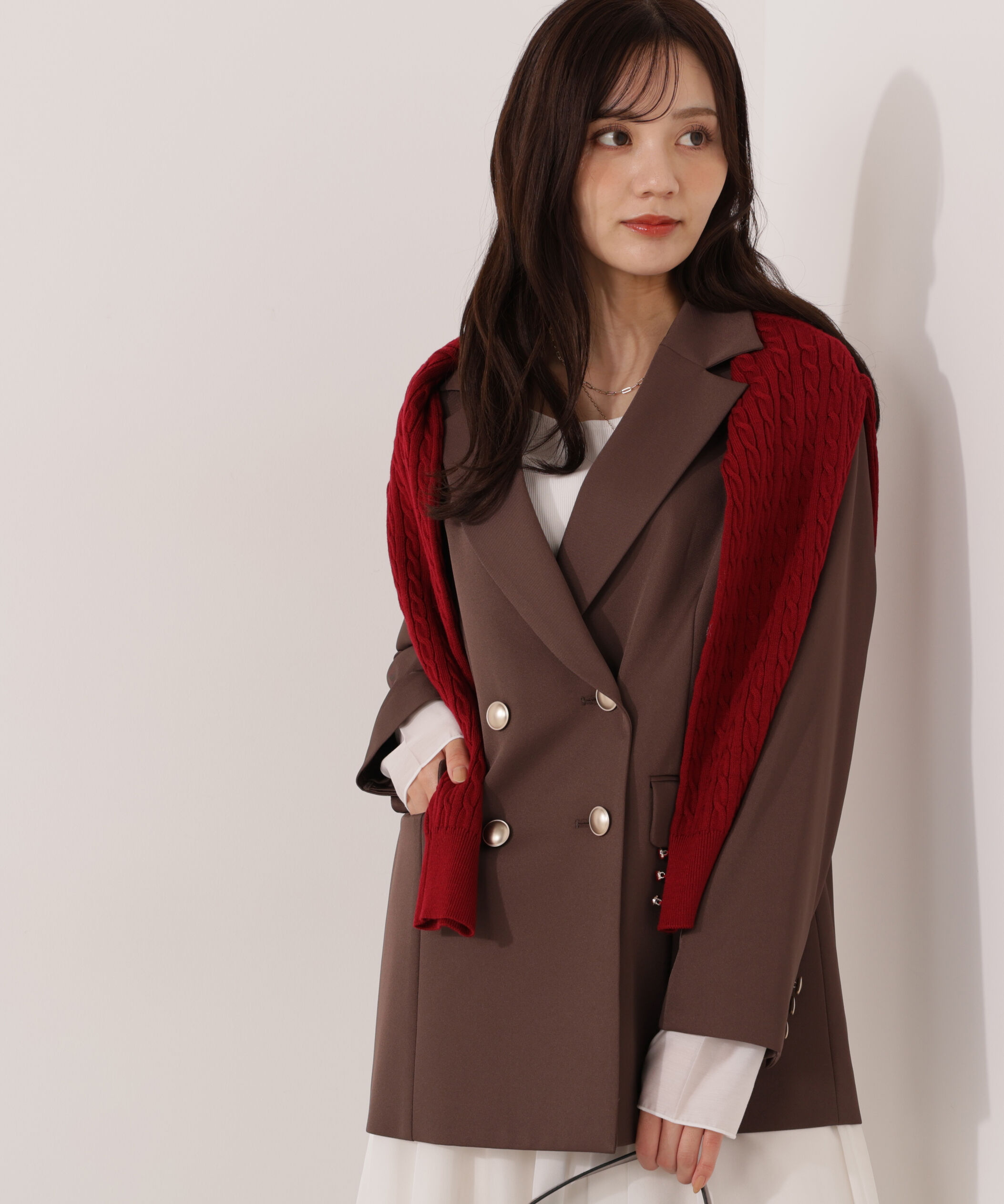 PROPORTION BODY DRESSING「ゴールド釦ダブルブレストジャケット 25AW」|その他|