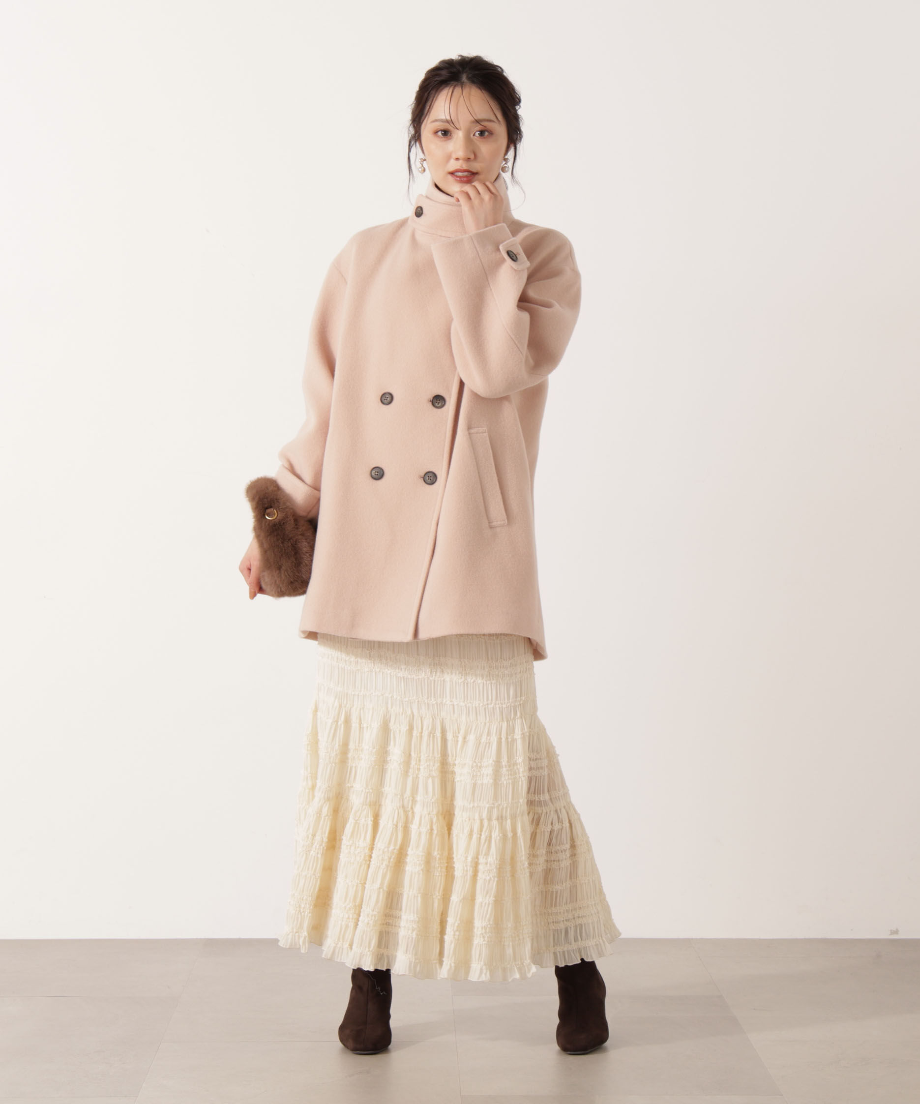 PROPORTION BODY DRESSING「2wayミドルコート 25AW」|ブルゾン・スタジャン|