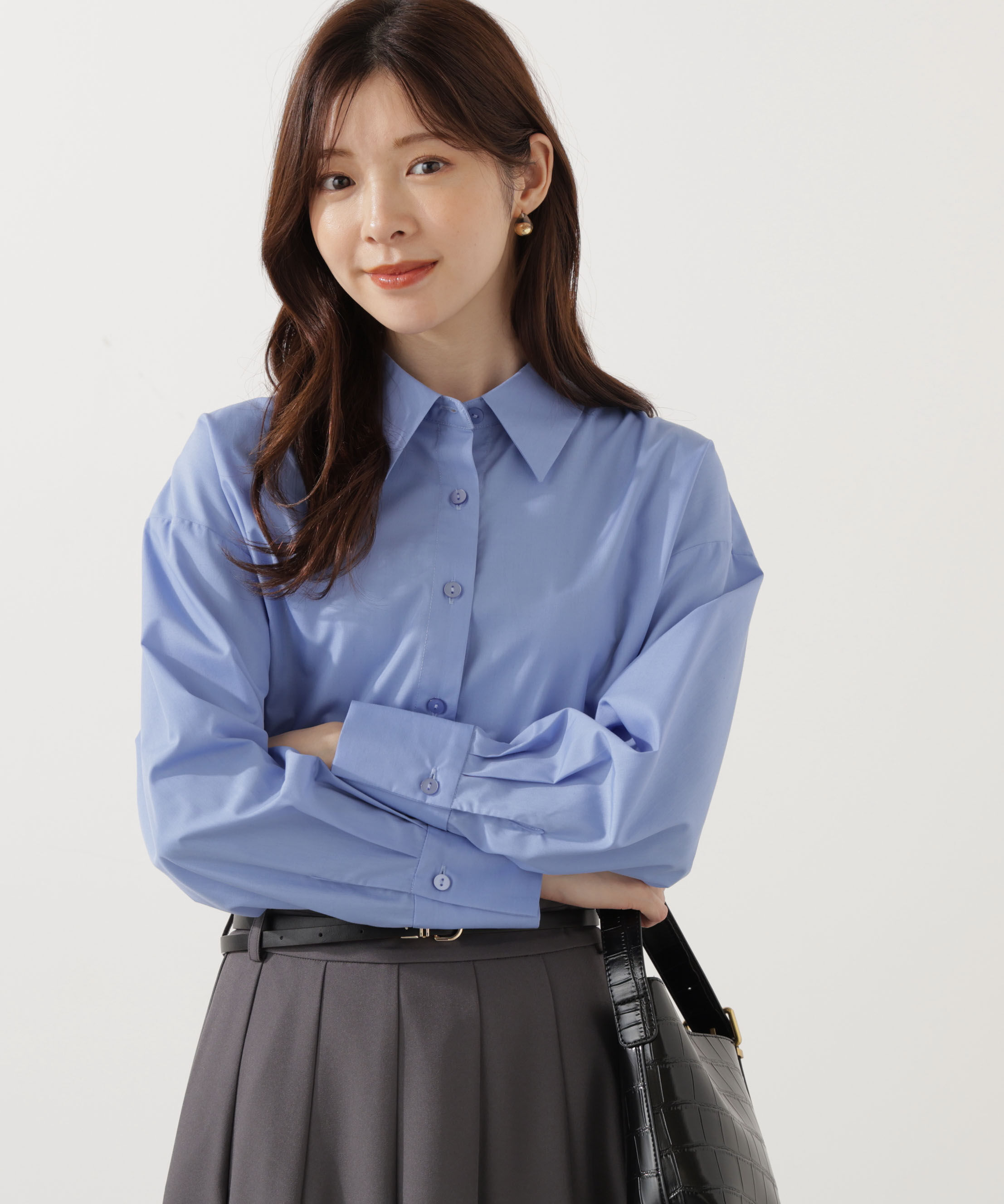 PROPORTION BODY DRESSING「＜ウォッシャブル＞ベーシックシャツ」|シャツ・ブラウス|