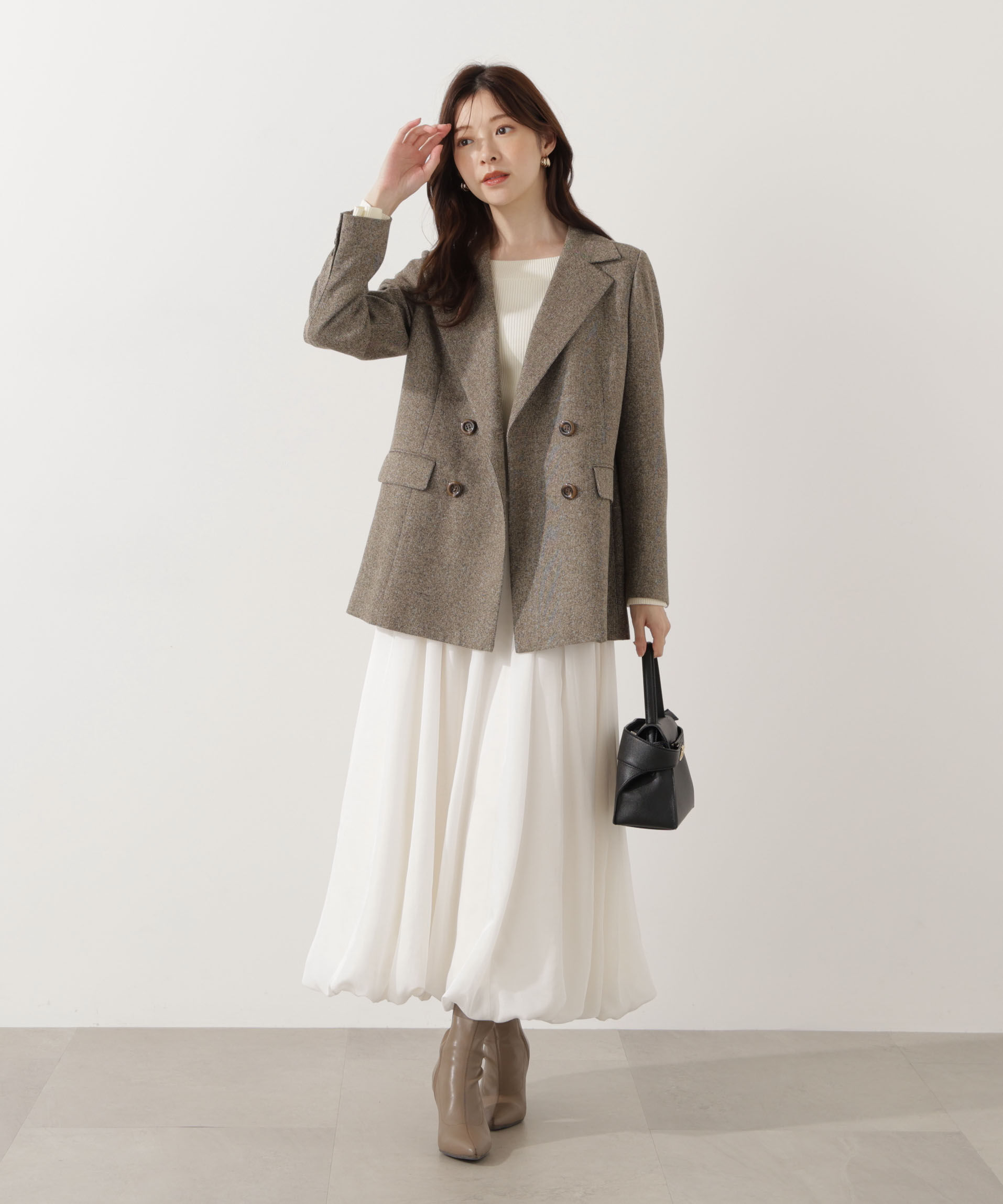 PROPORTION BODY DRESSING「＜ウォッシャブル＞バルーンスカート」|スカート|