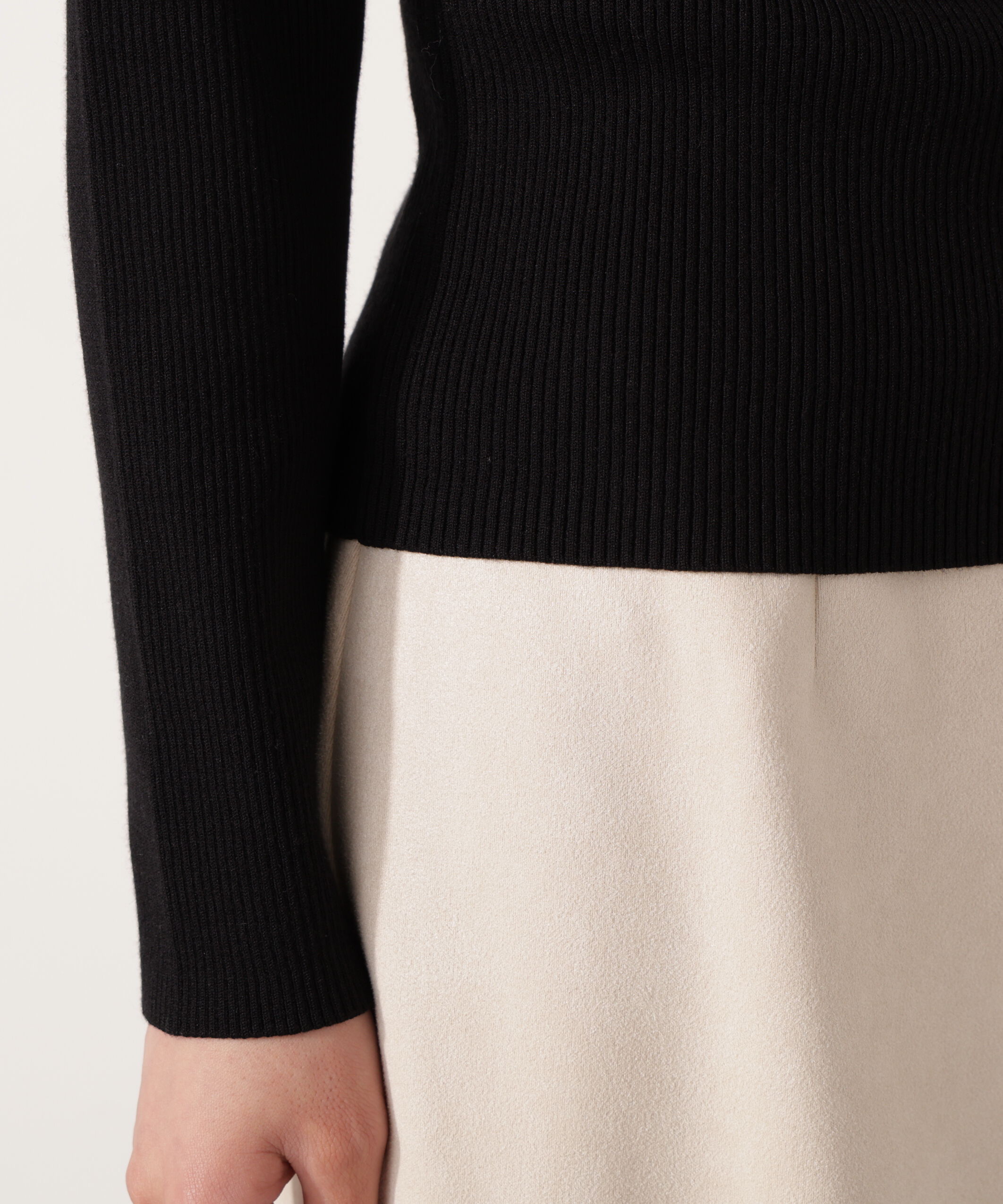 PROPORTION BODY DRESSING「アシメパールデザインニット 25AW」|ニット・セーター|