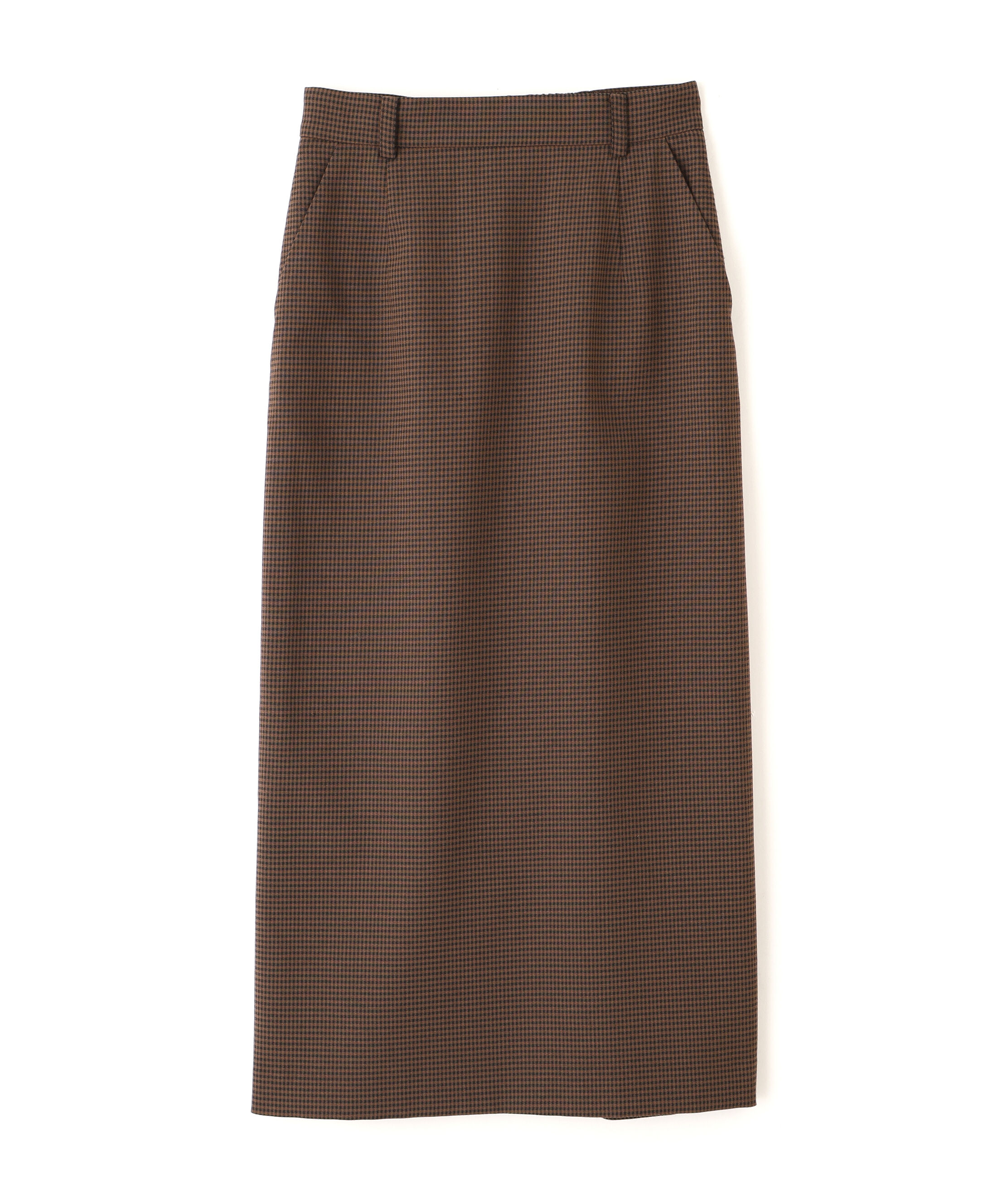 PROPORTION BODY DRESSING「ギンガムナロータイトスカート 25AW」|スカート|