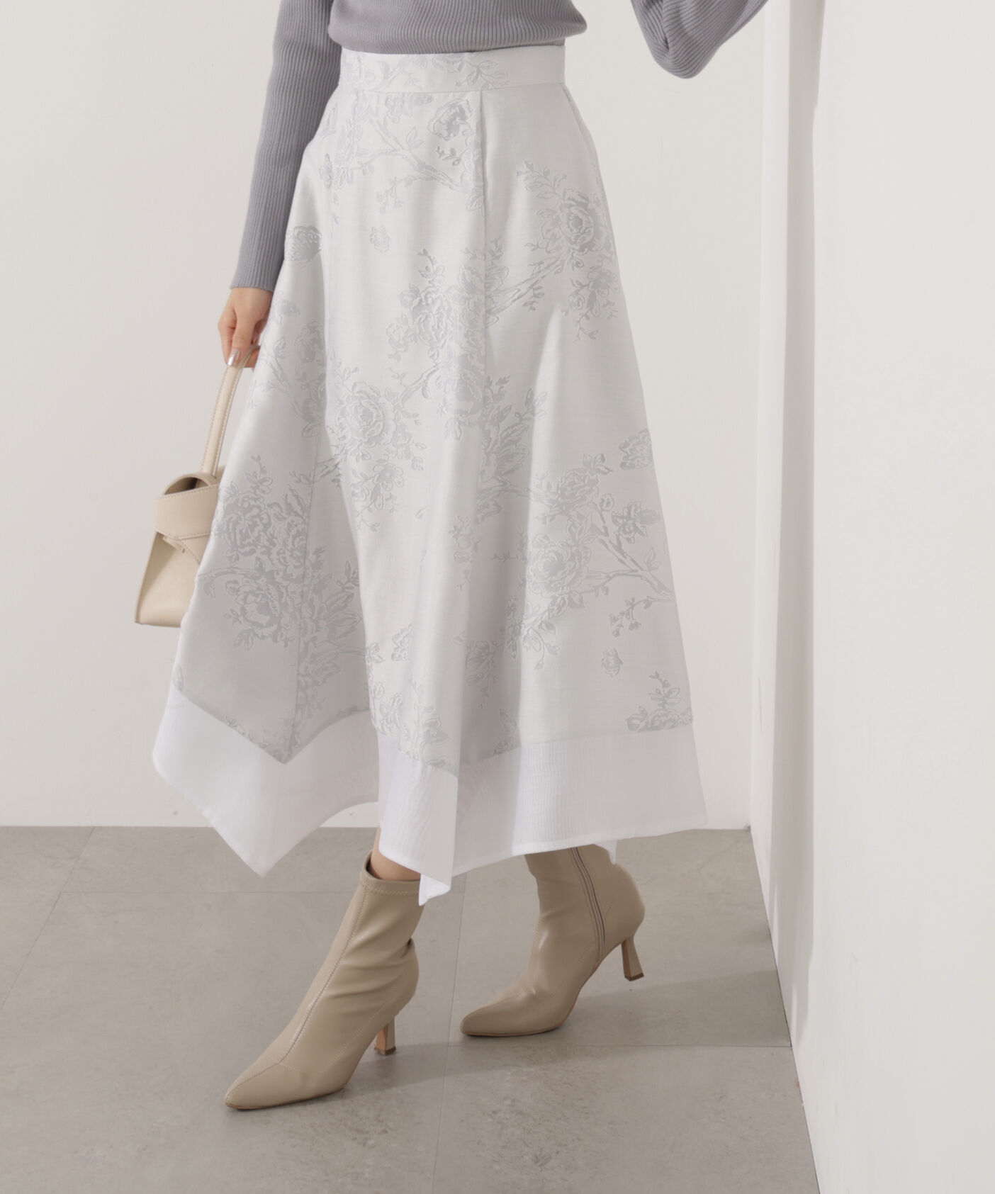 PROPORTION BODY DRESSING「ハンカチーフヘムスカート」|スカート|