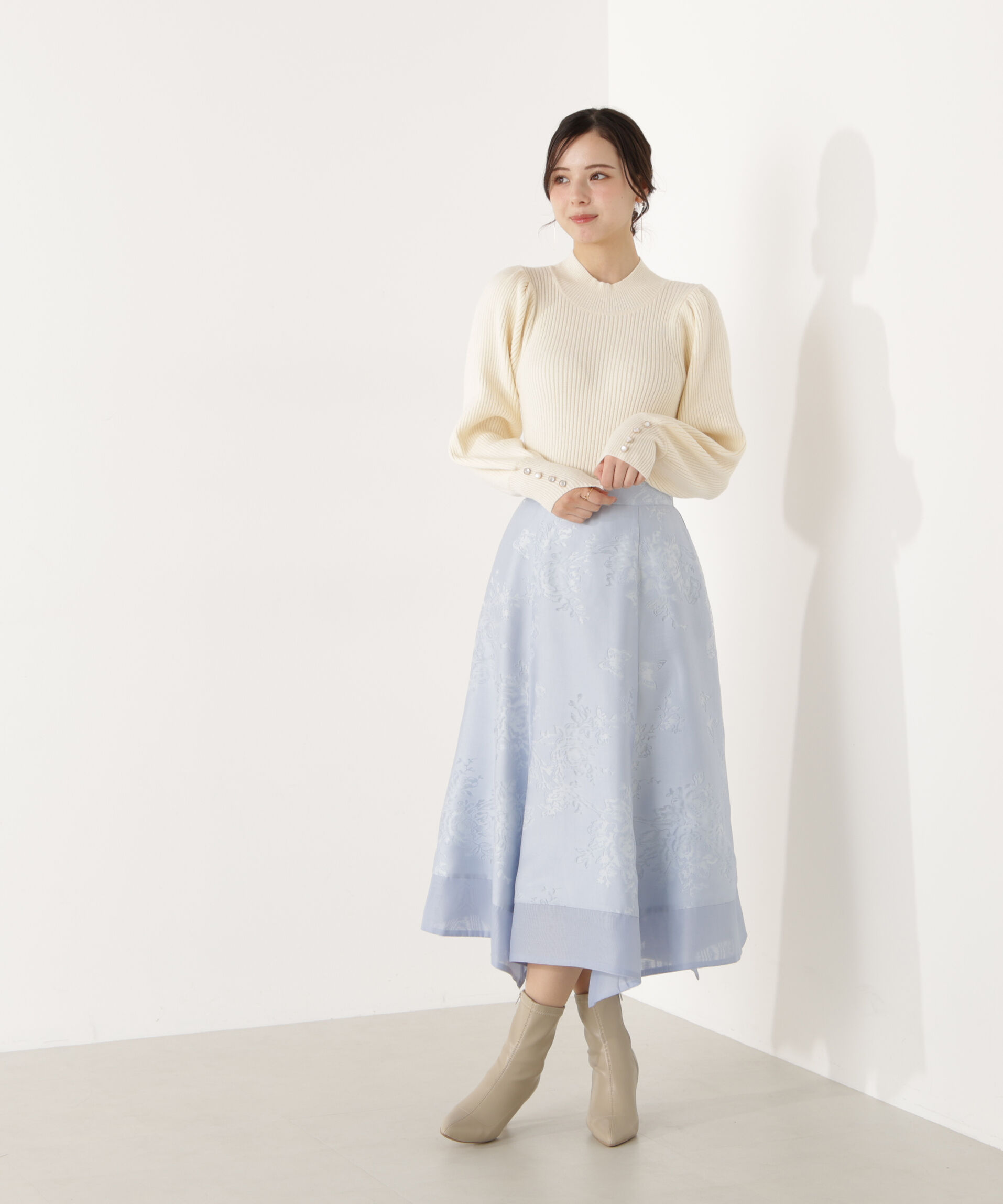 PROPORTION BODY DRESSING「ハンカチーフヘムスカート」|スカート|