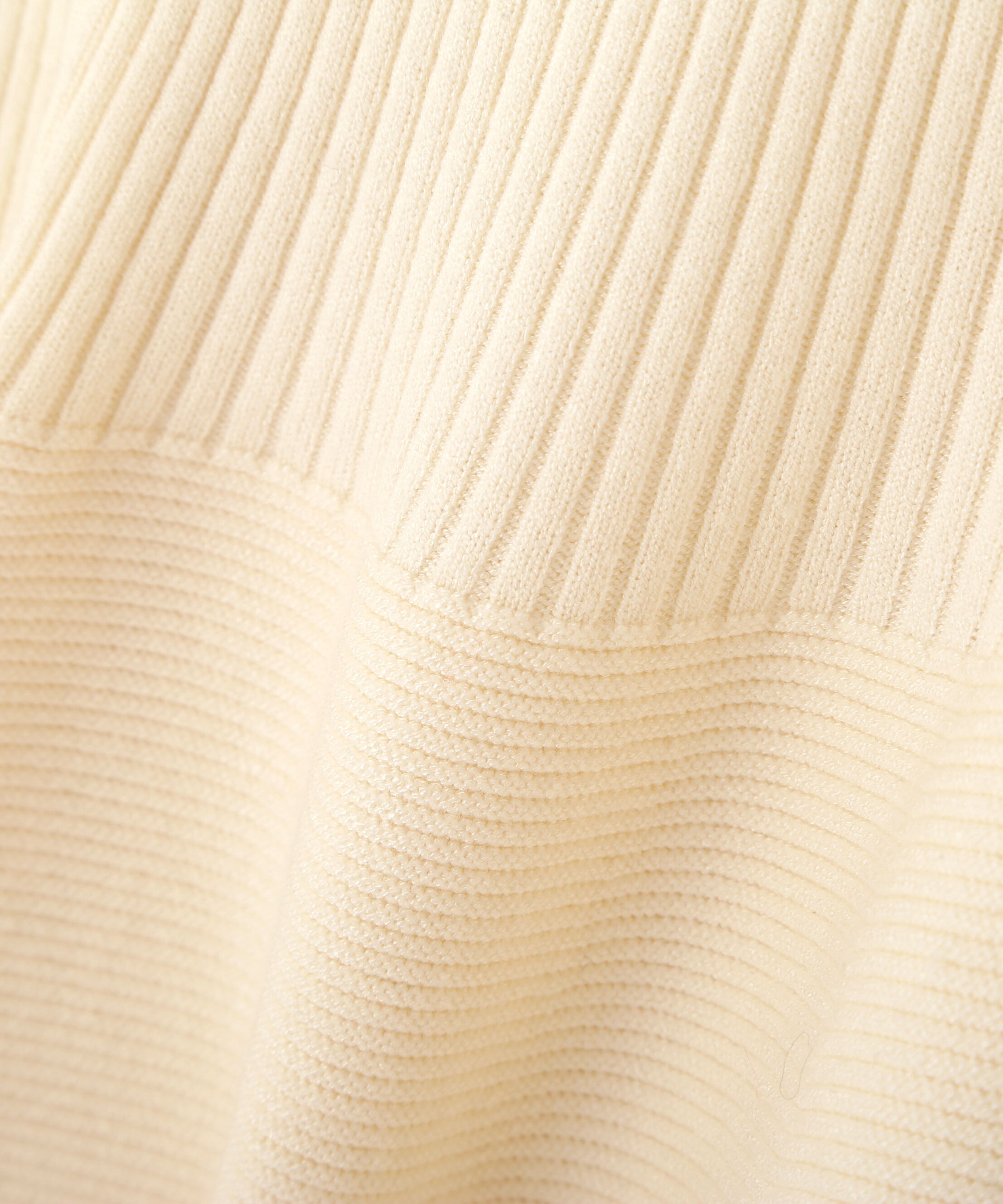 PROPORTION BODY DRESSING「シアー切替ペプラムニット」|ニット・セーター|