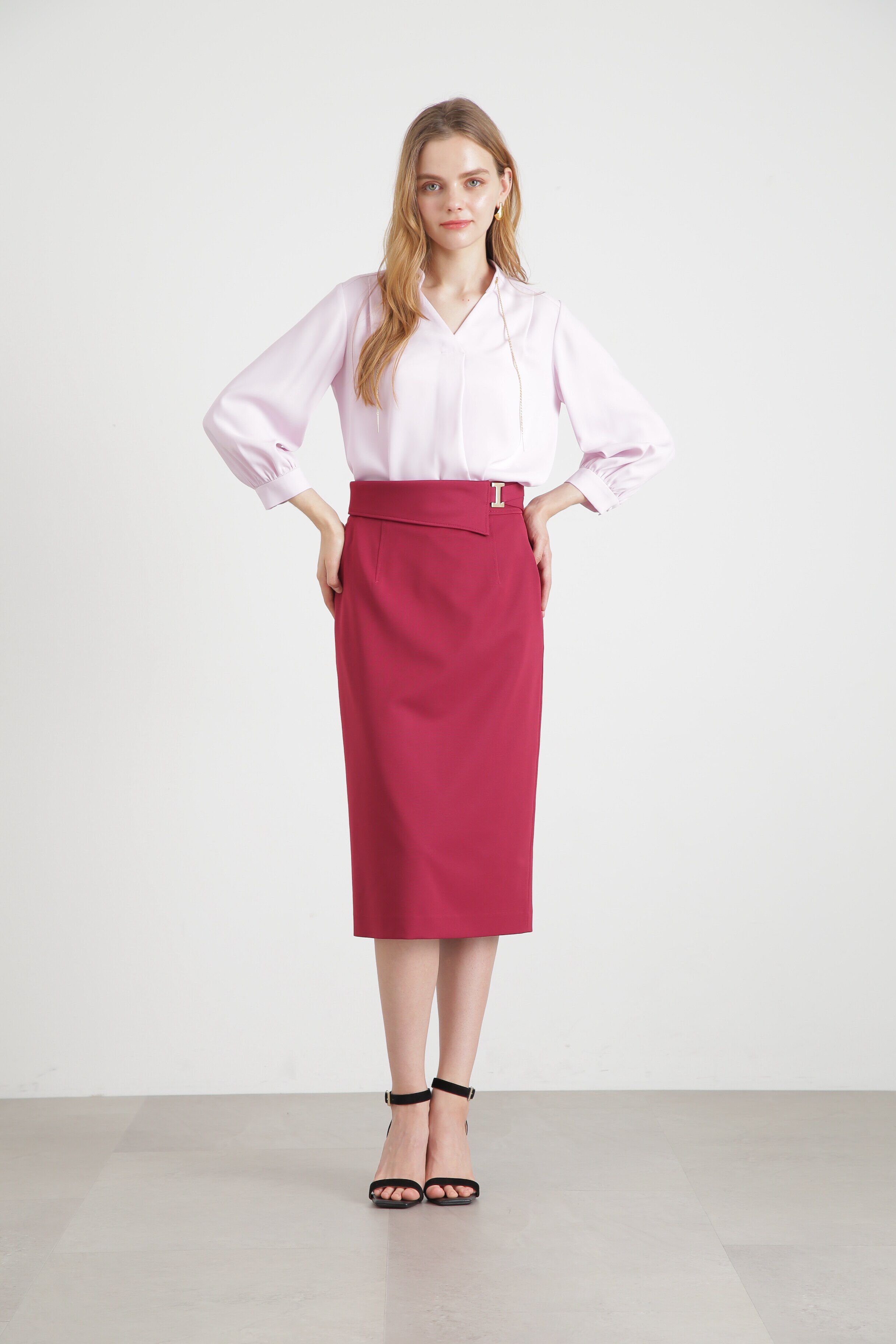  「◆メタルプレートタイトスカート」|スカート|