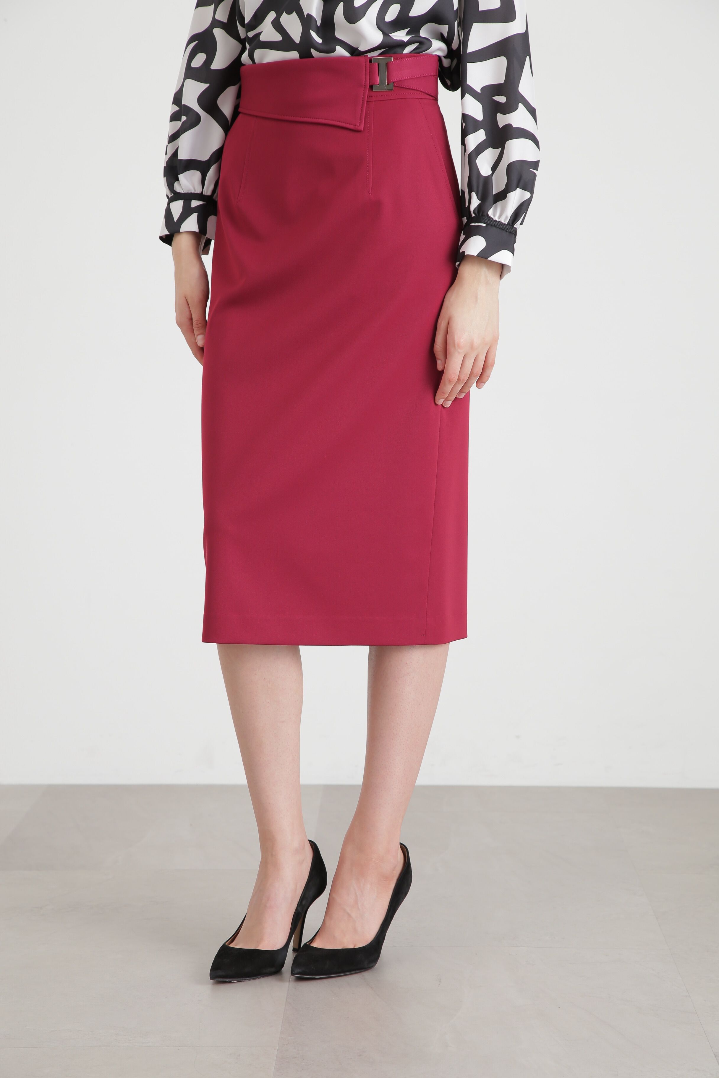  「◆メタルプレートタイトスカート」|スカート|