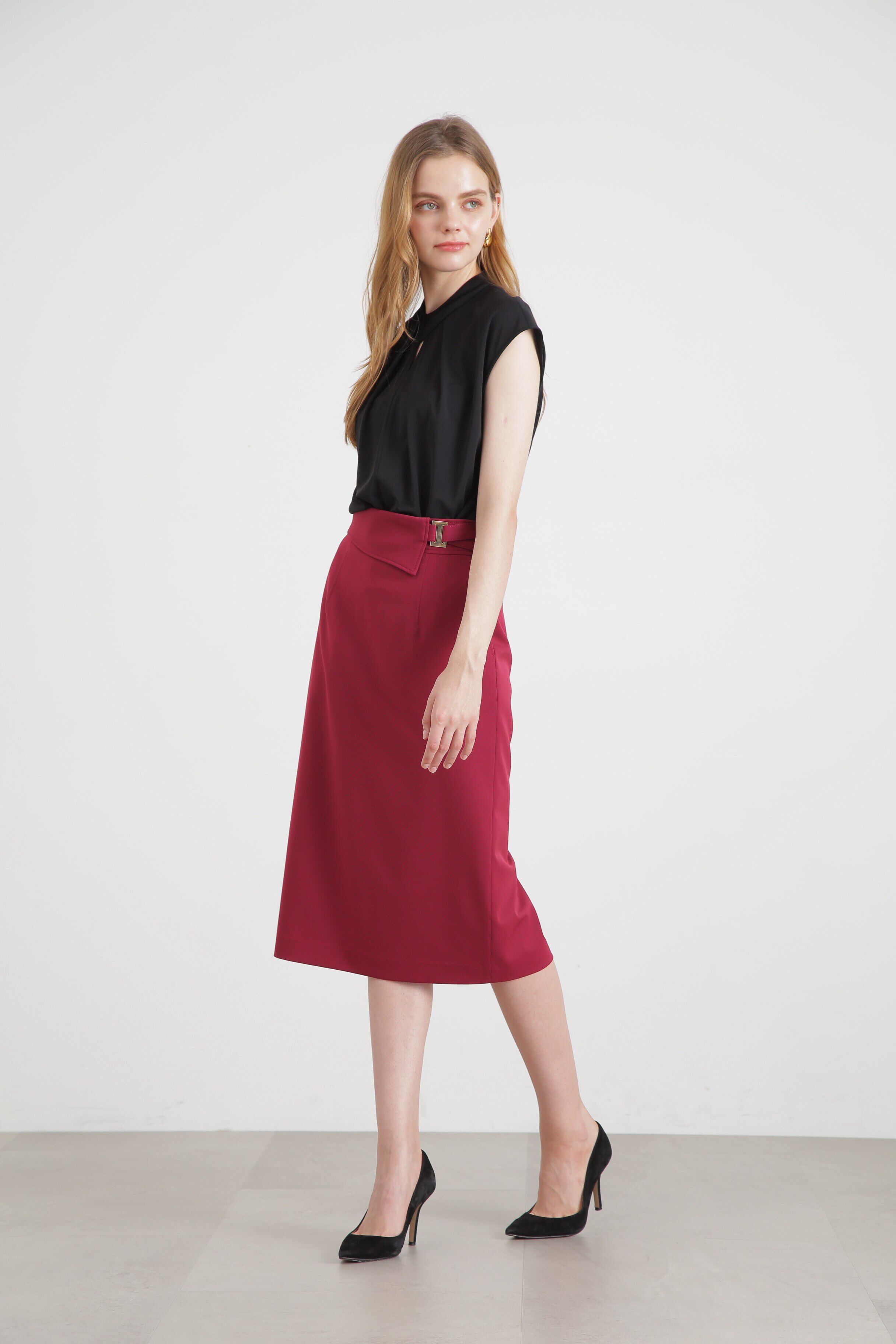  「◆メタルプレートタイトスカート」|スカート|