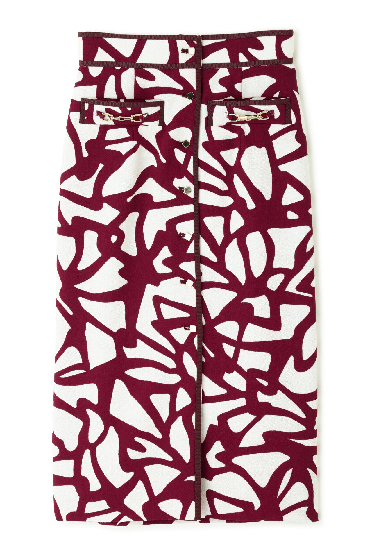  「◆モダンジオメトリックプリントスカート」|スカート|