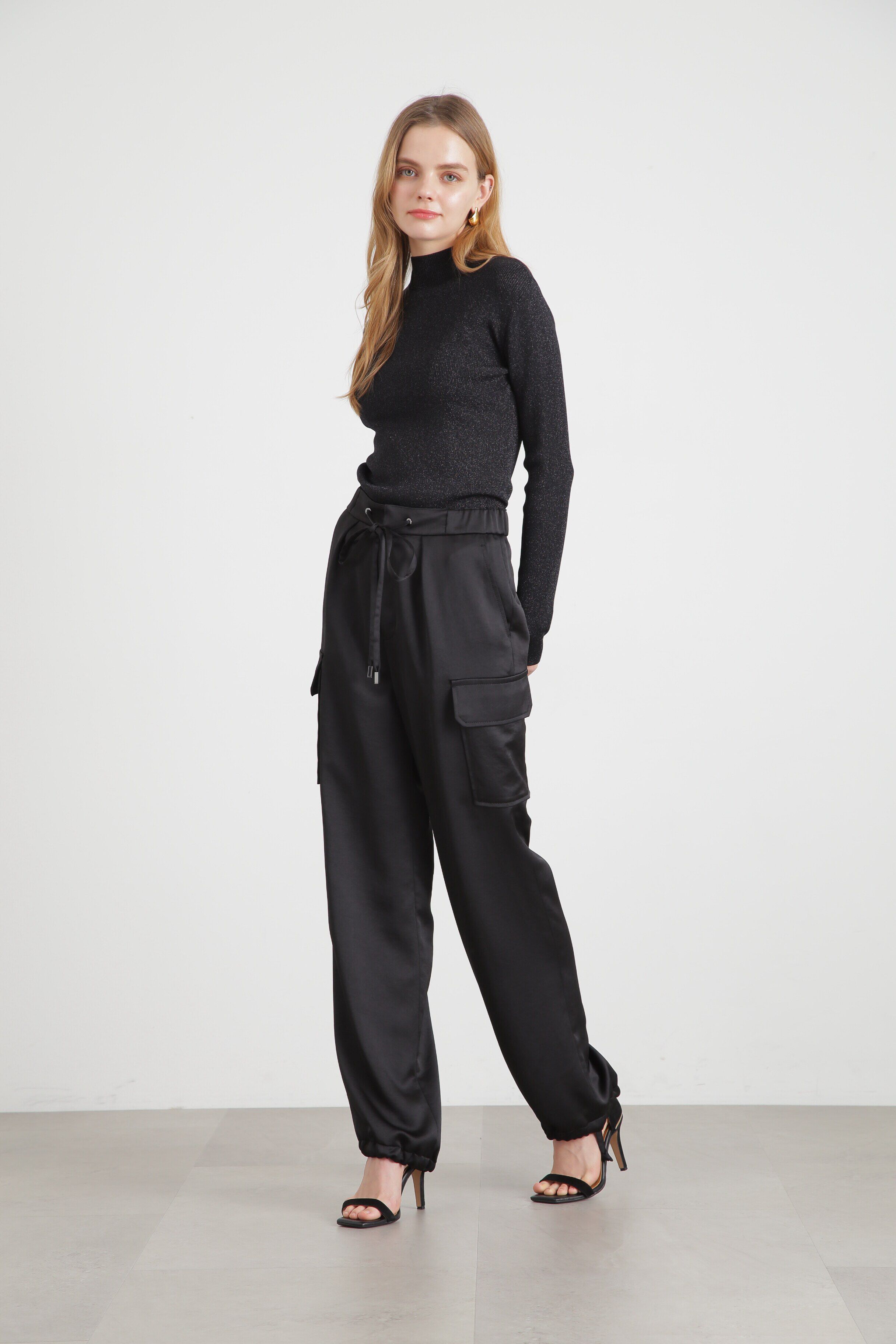  「◆ハイネックラメニットトップス」|ニット・セーター|