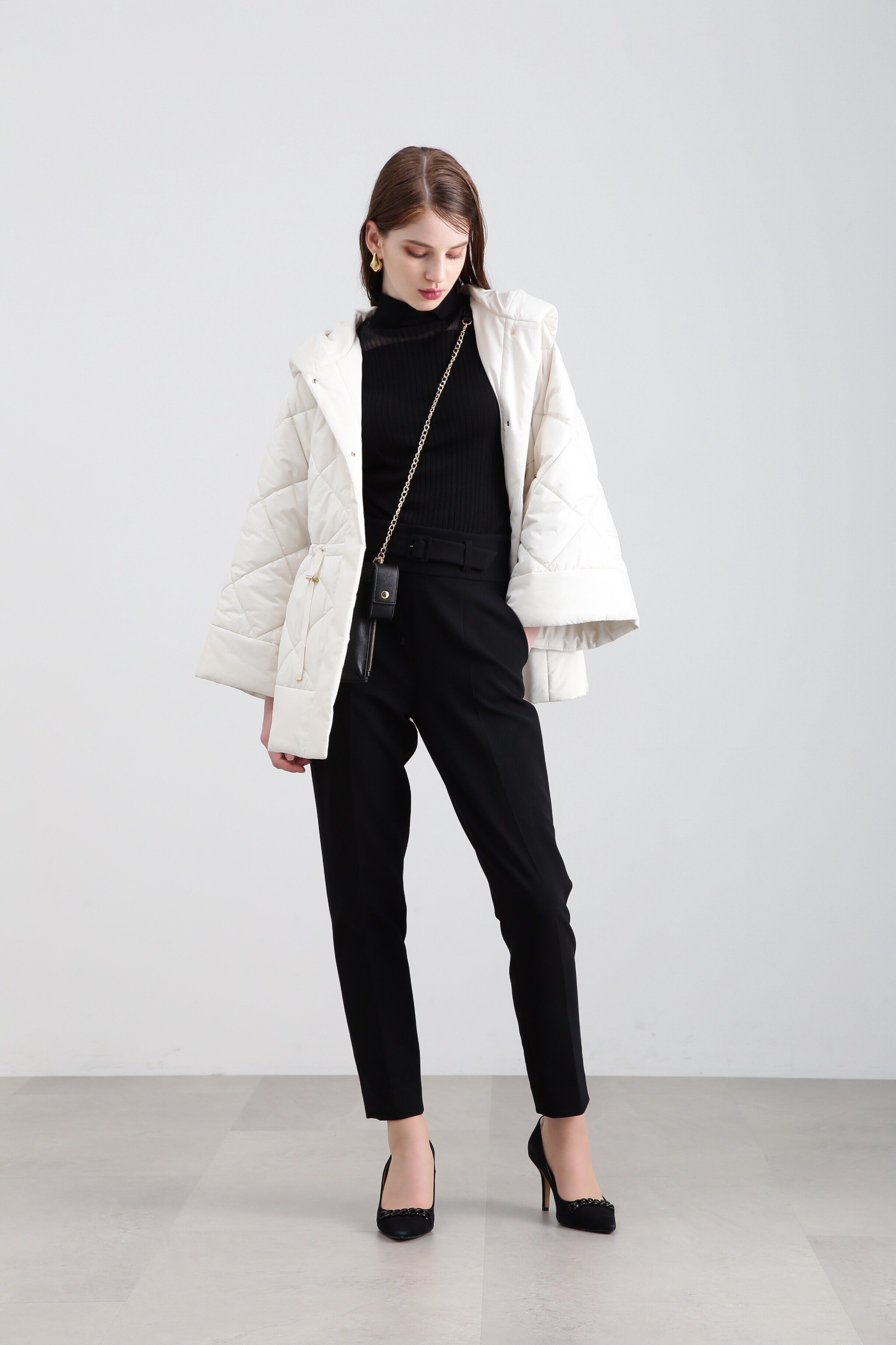  「◆[WEB限定サイズ] ハイウエストベルトパンツ」|その他|