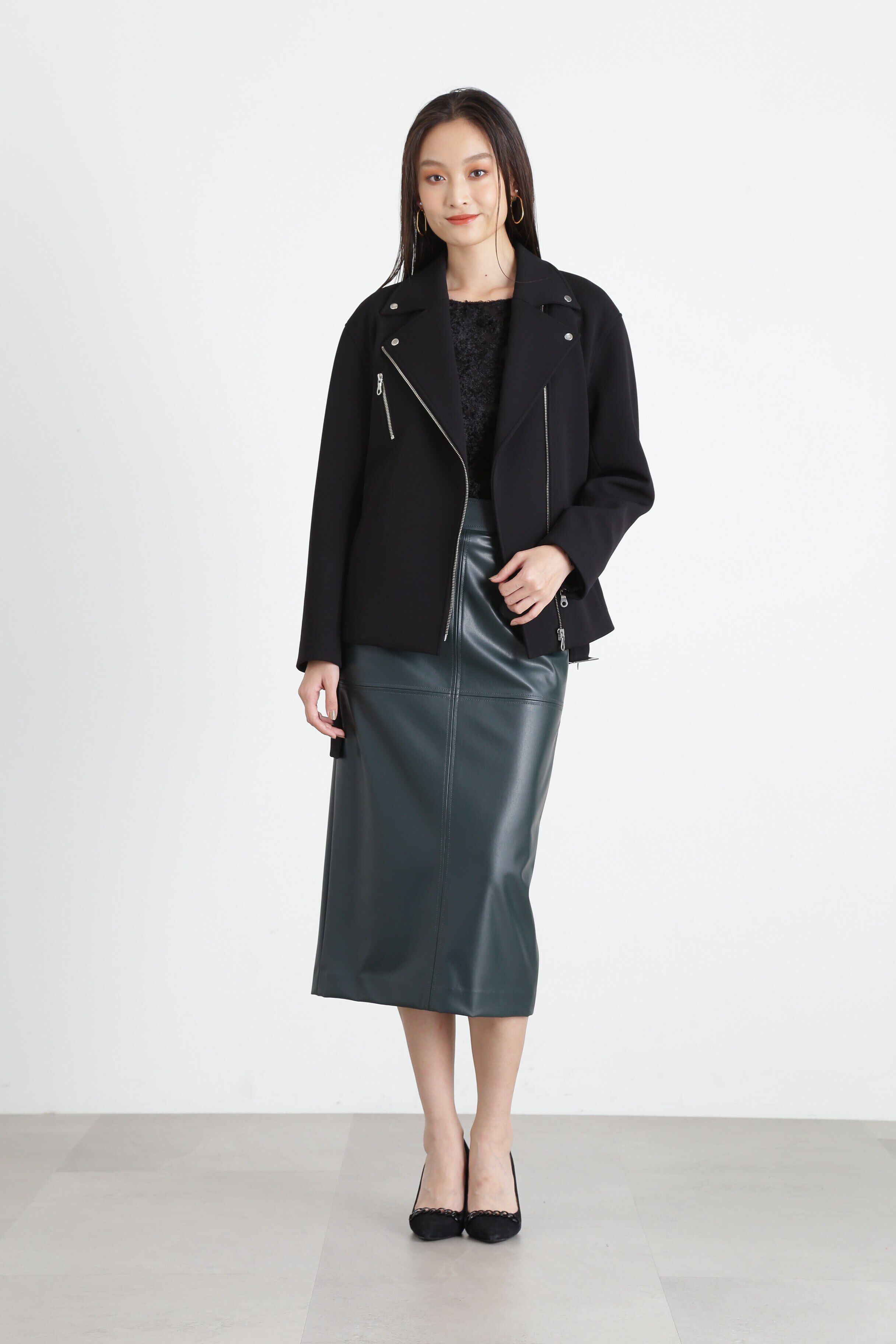  「◆ジャージボンディングライダース」|ブルゾン・スタジャン|