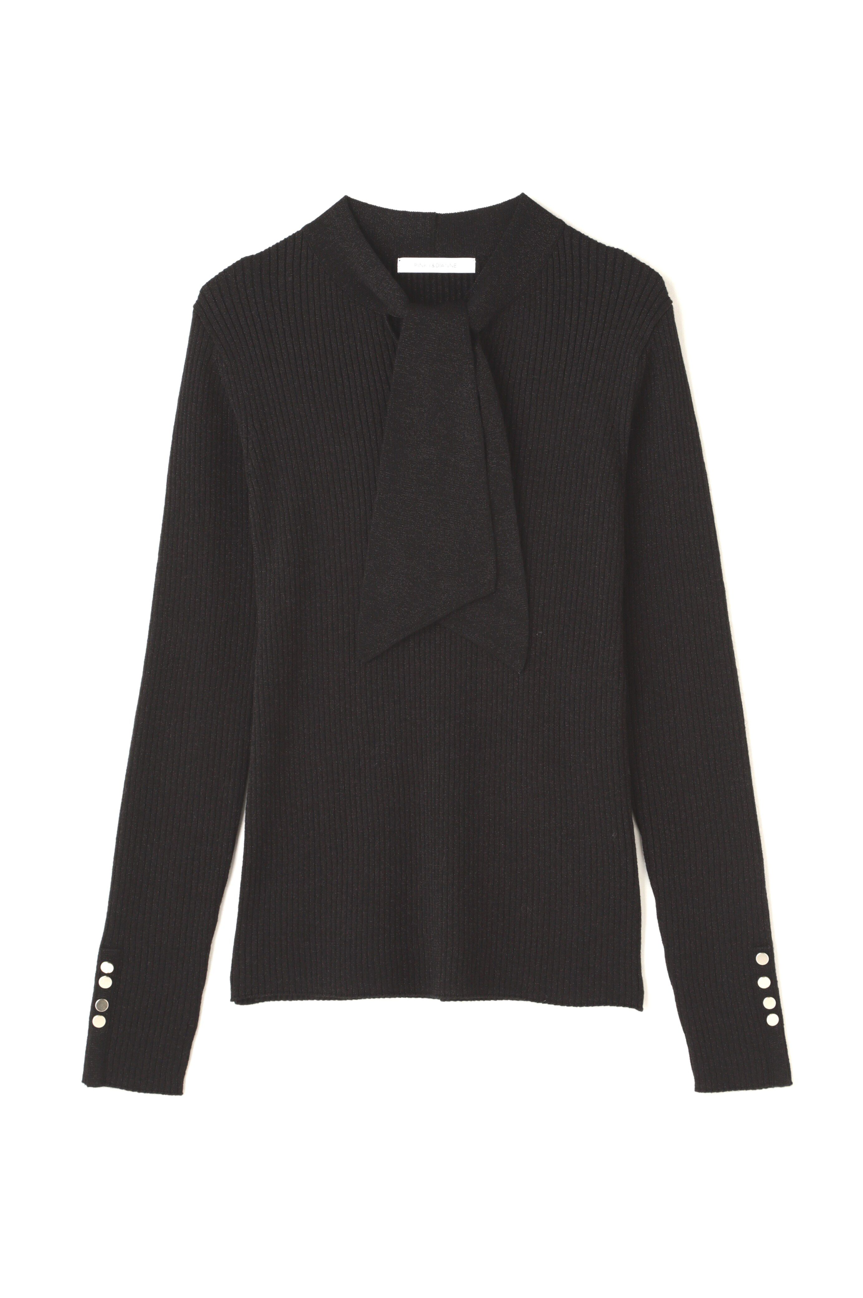  「◆ワイドボウタイニットプルオーバー」|ニット・セーター|