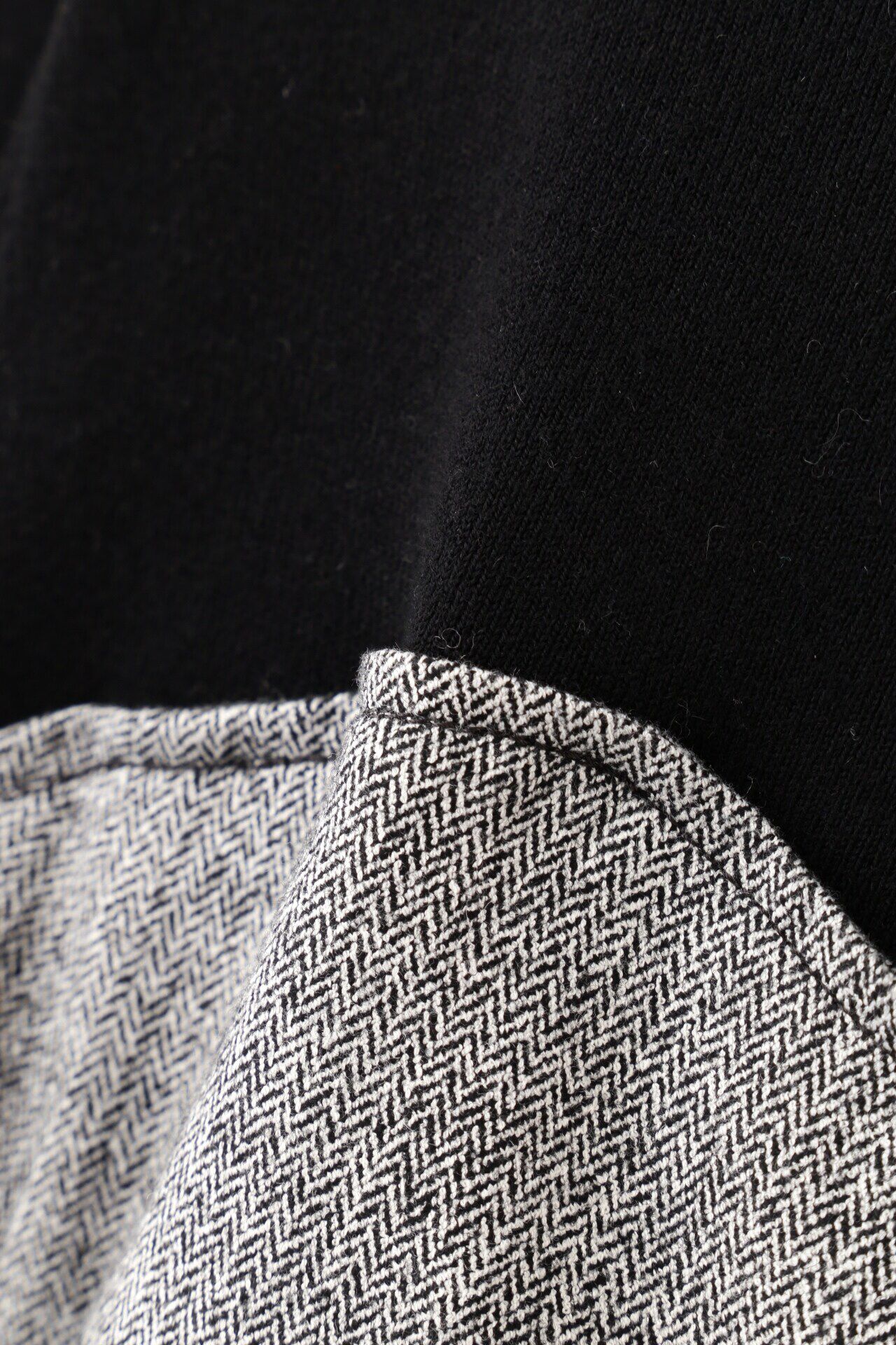  「◆ヘリンボンコンビニットプルオーバー」|ニット・セーター|