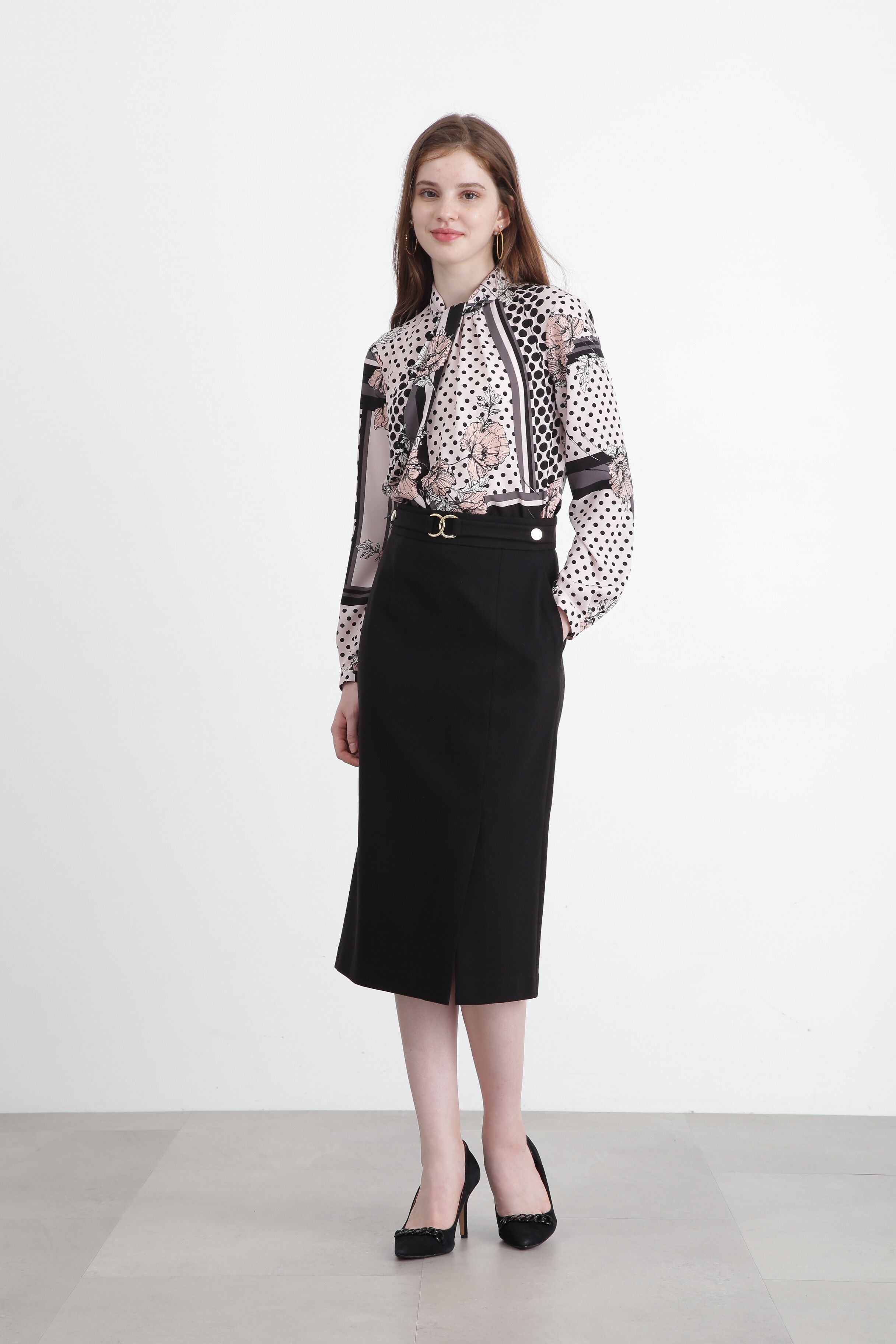  「◆クロスバックルタイトスカート」|スカート|