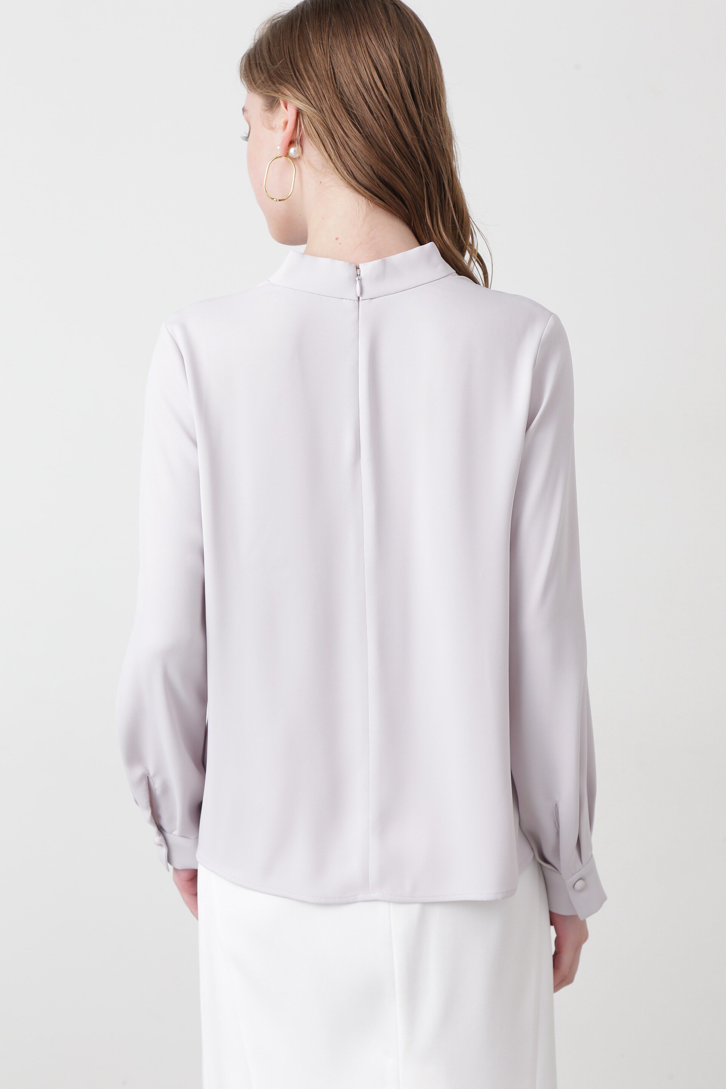  「◆メタルバータックブラウス」|シャツ・ブラウス|