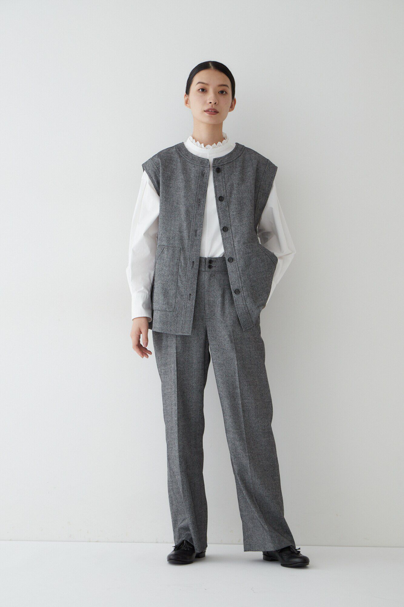  「 ◆≪arrive 5e≫レイヤードジレ」|シャツ・ブラウス|