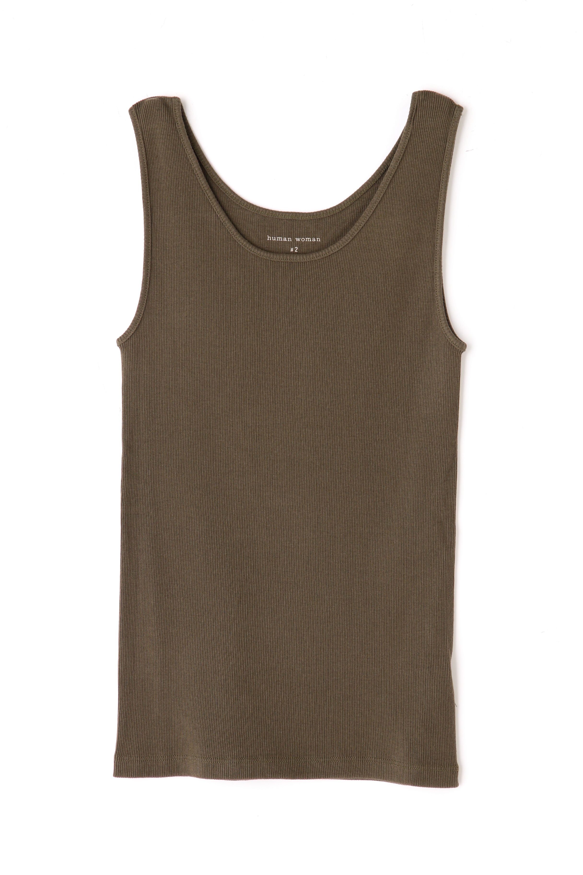  「オーガニック丸胴タンクトップ」|Tシャツ・カットソー|