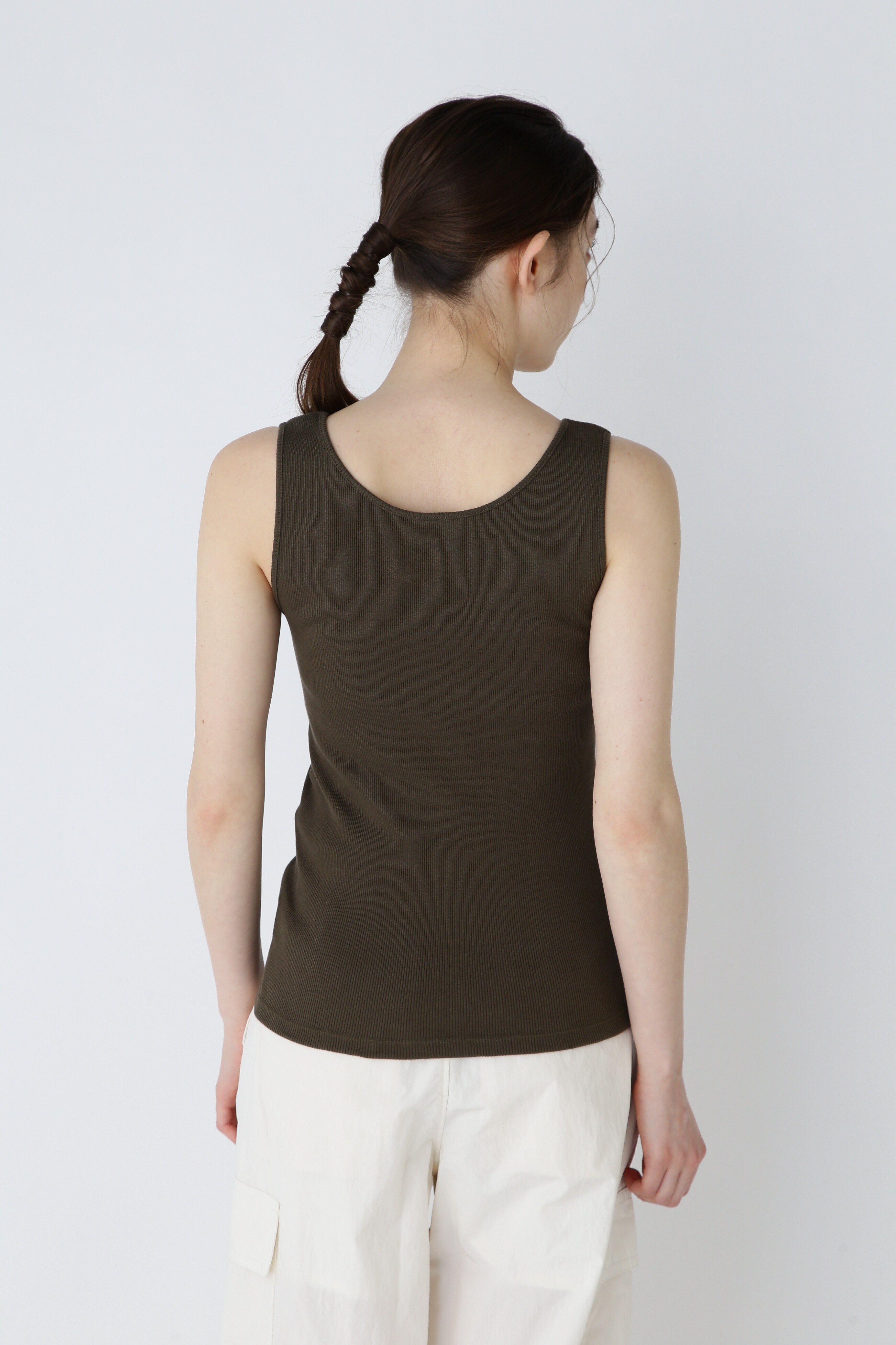  「オーガニック丸胴タンクトップ」|Tシャツ・カットソー|