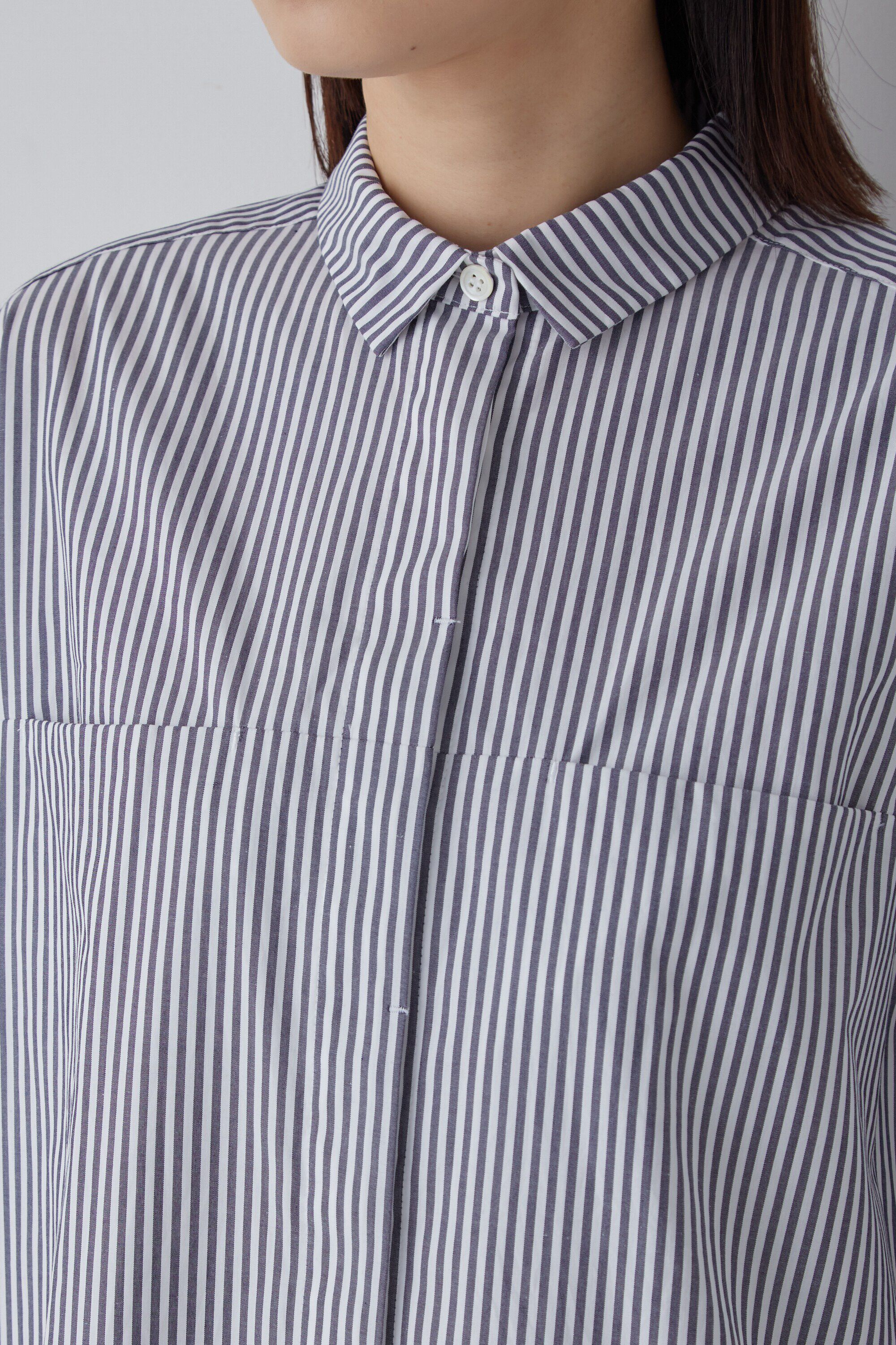  「◆スポーティストライプブラウス」|シャツ・ブラウス|