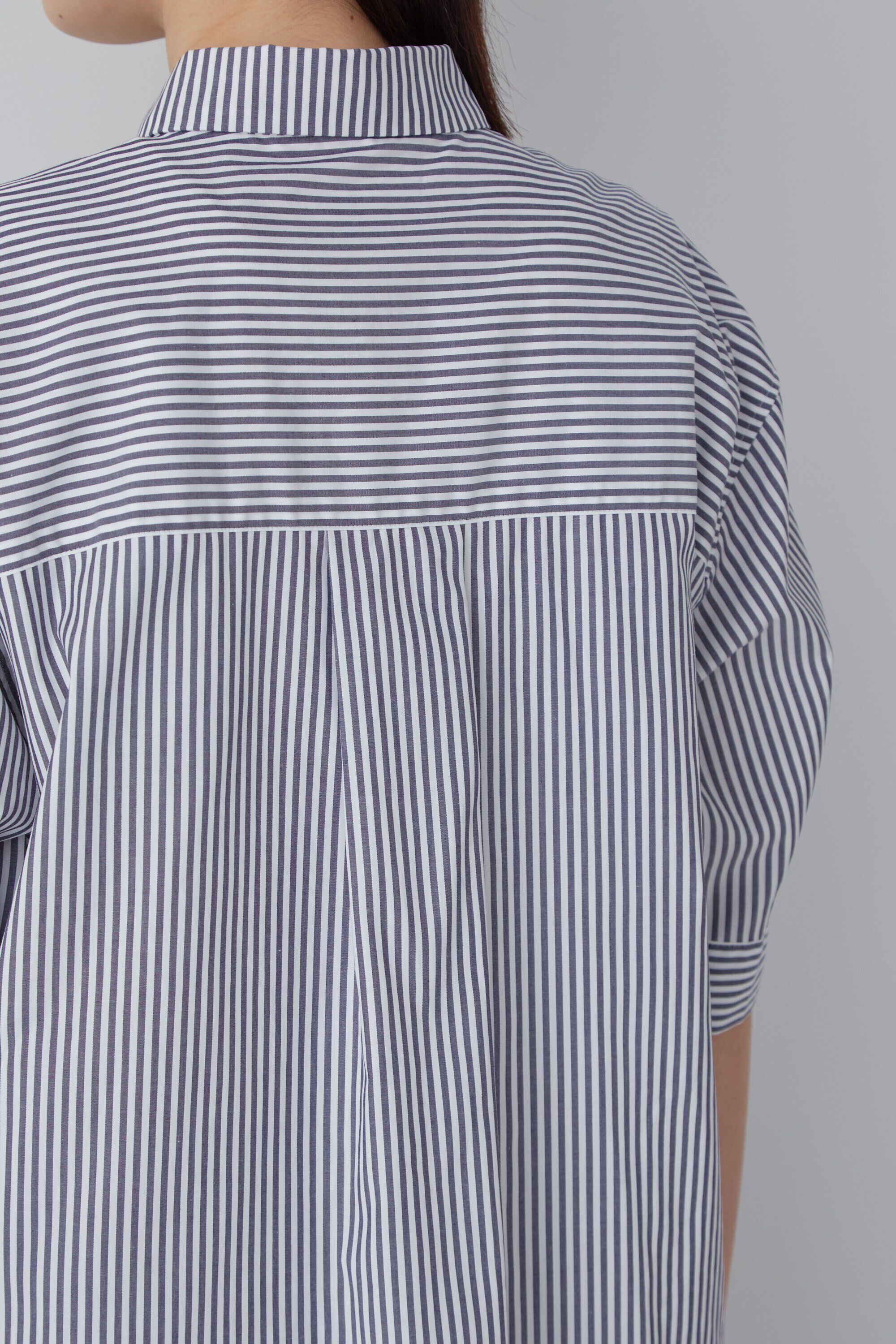  「◆スポーティストライプブラウス」|シャツ・ブラウス|