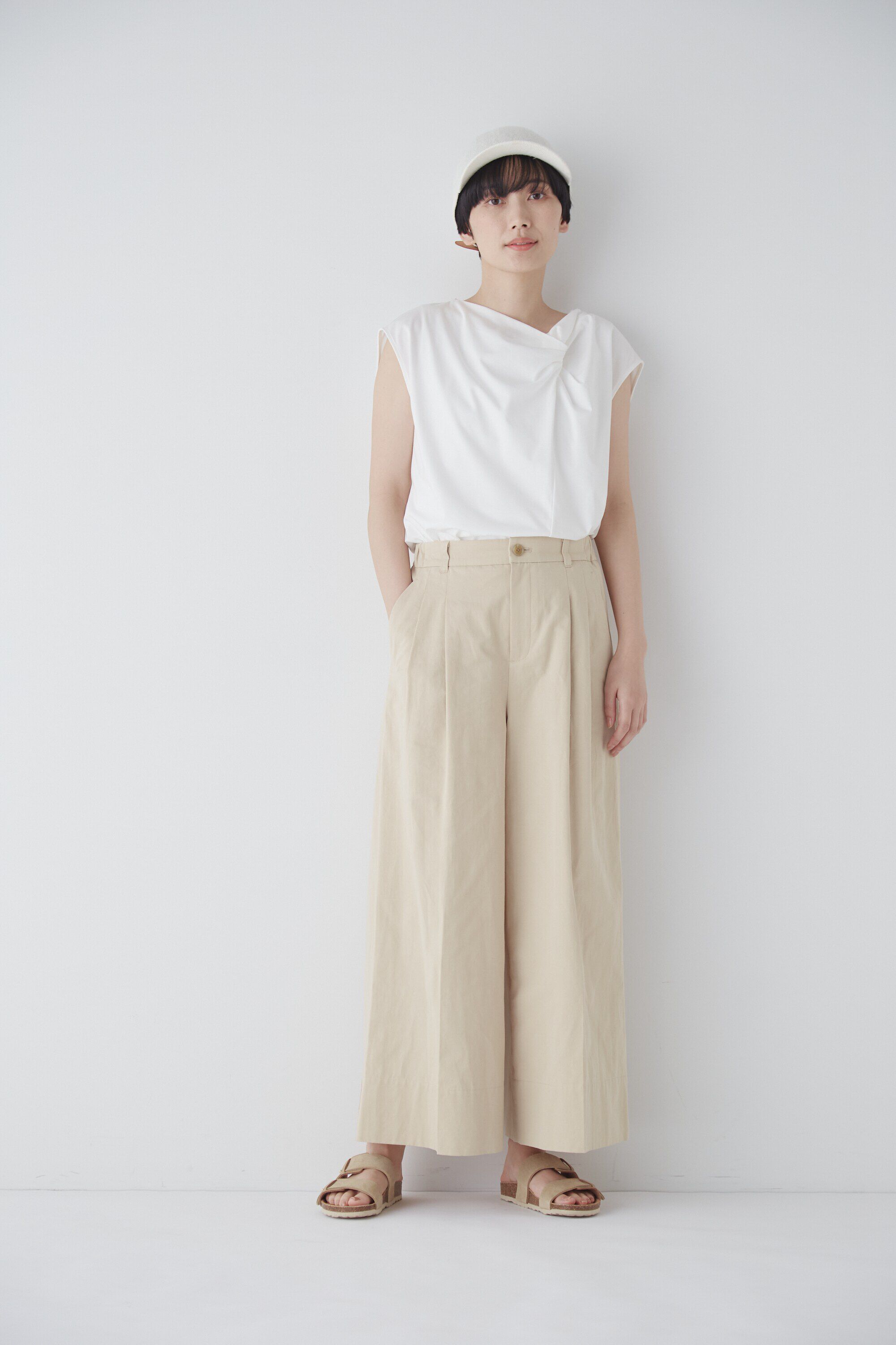  「◆ツイストネックプルオーバー」|Tシャツ・カットソー|