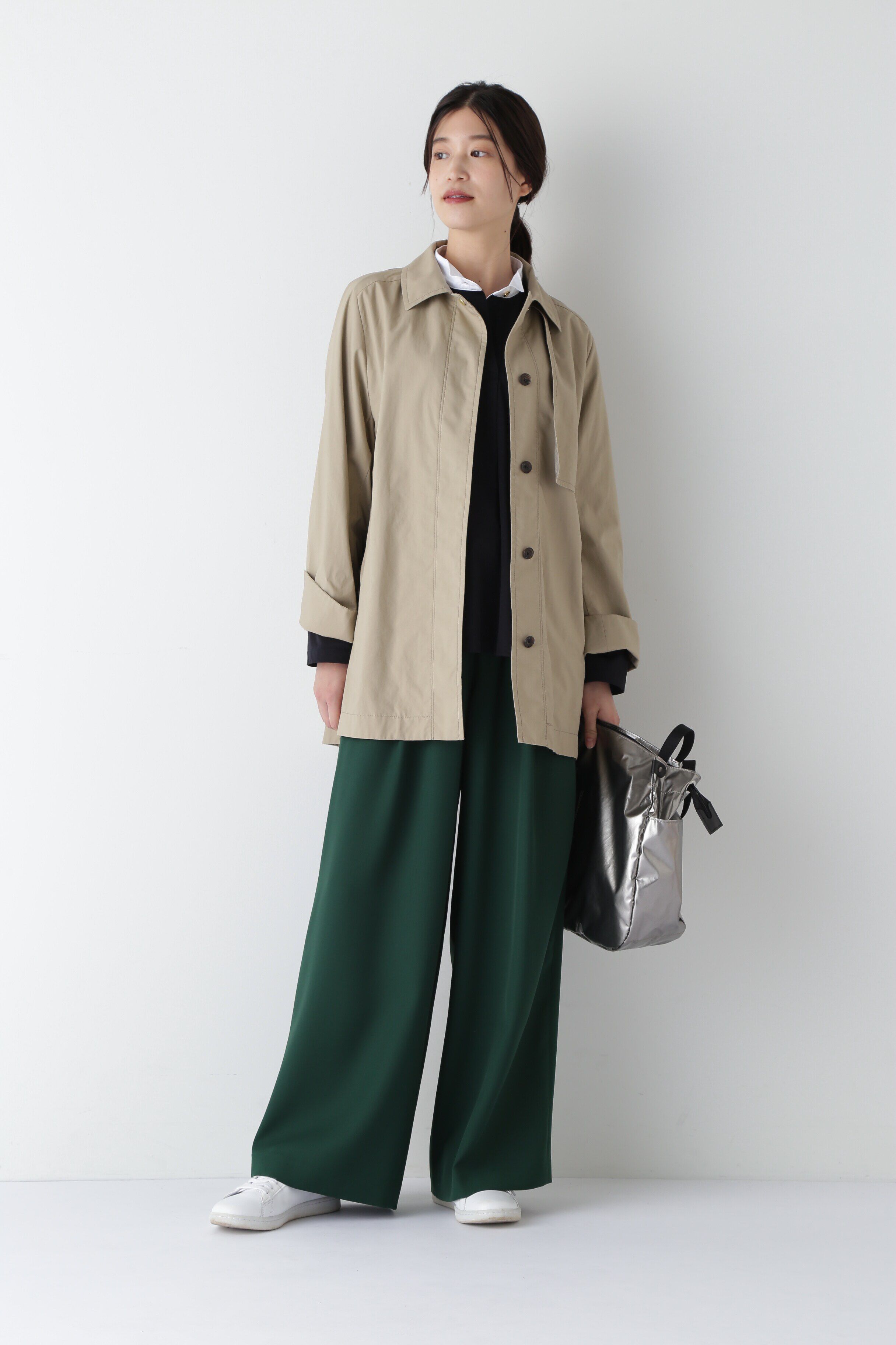  「◆ストレッチPEキュプラワイドパンツ」|その他|