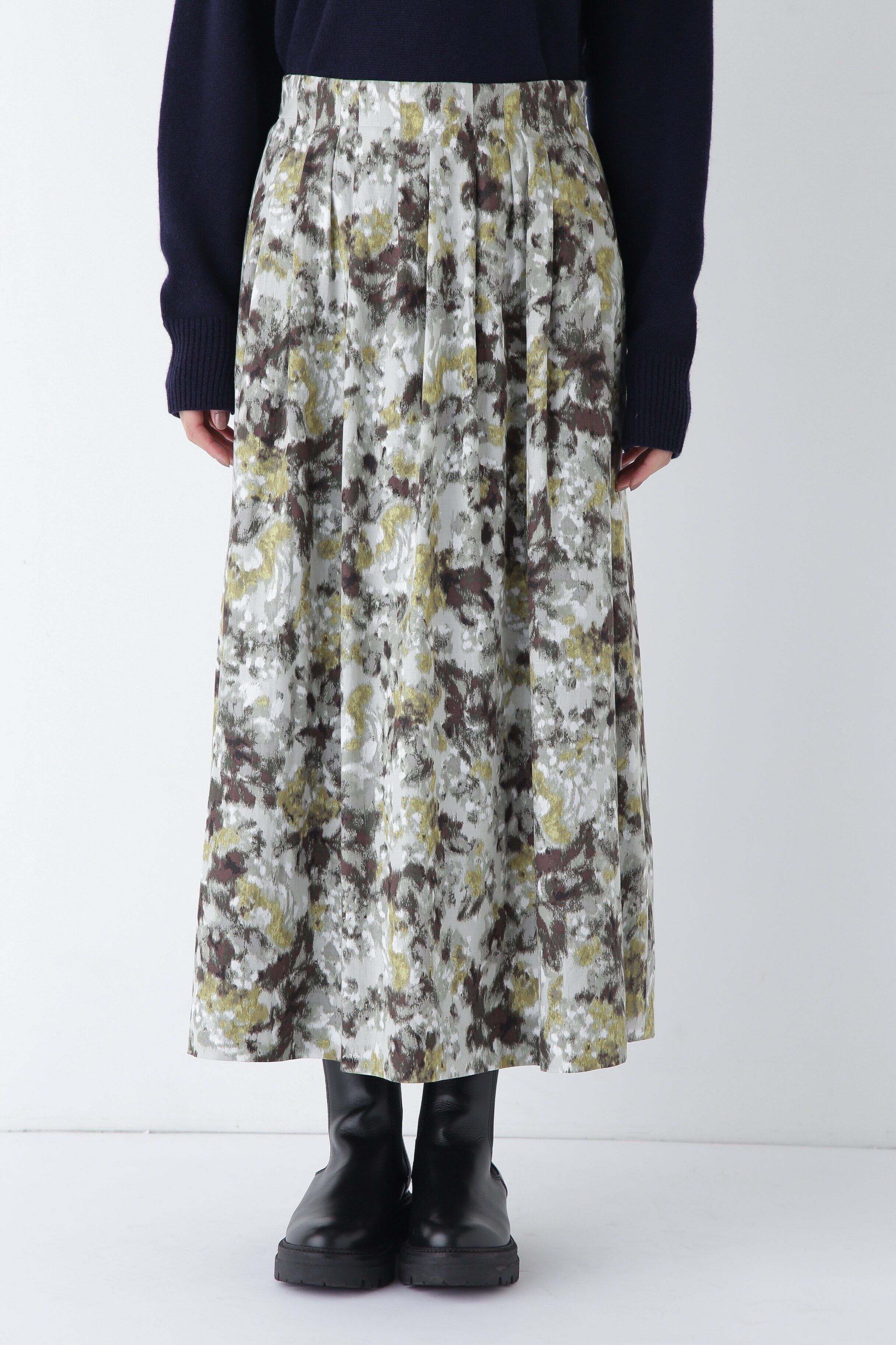  「◆セルロース／Ｃホグシ風ランダムタックスカート」|スカート|