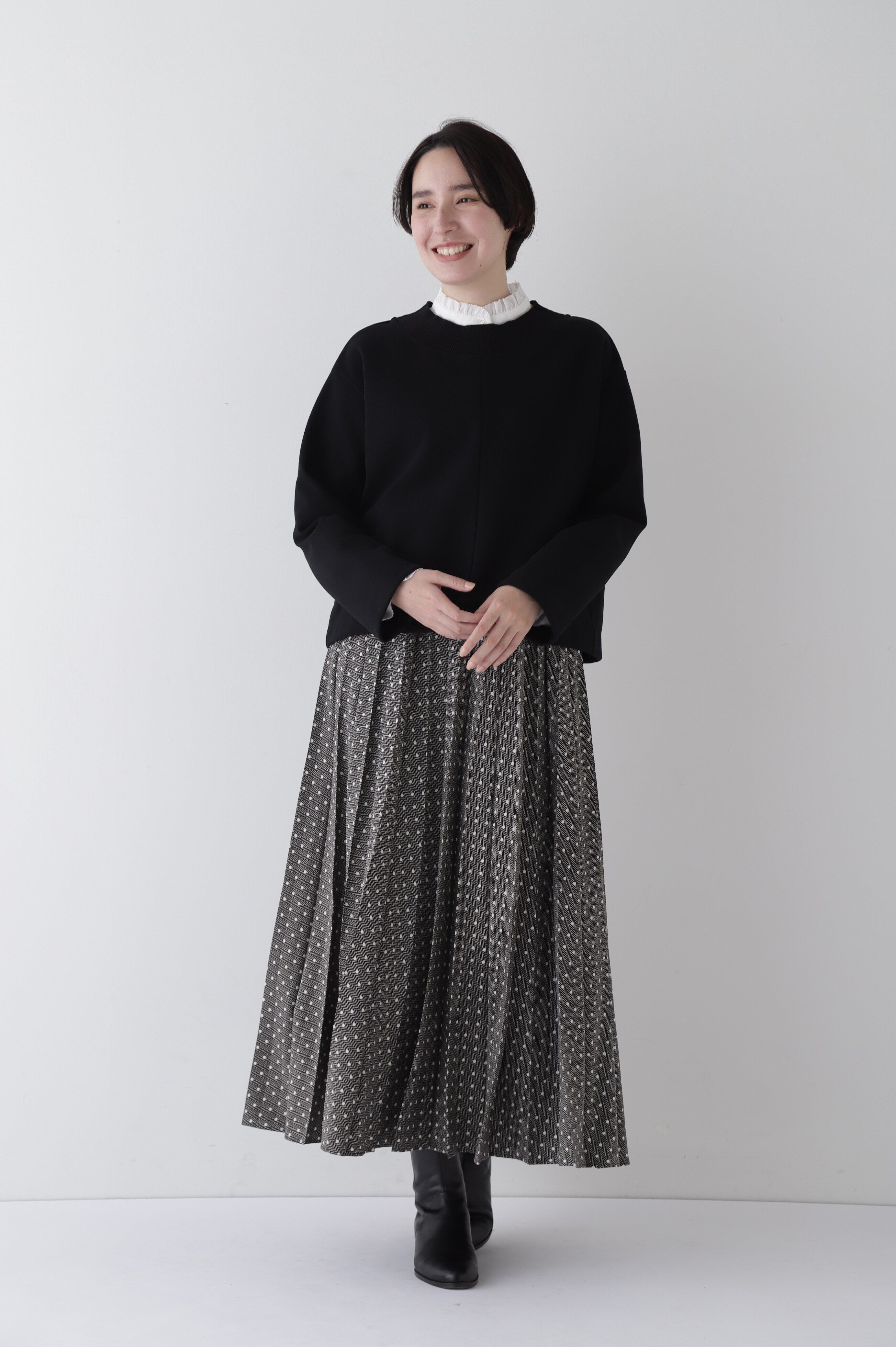  「◆スタンドフリルボリュームブラウス」|シャツ・ブラウス|