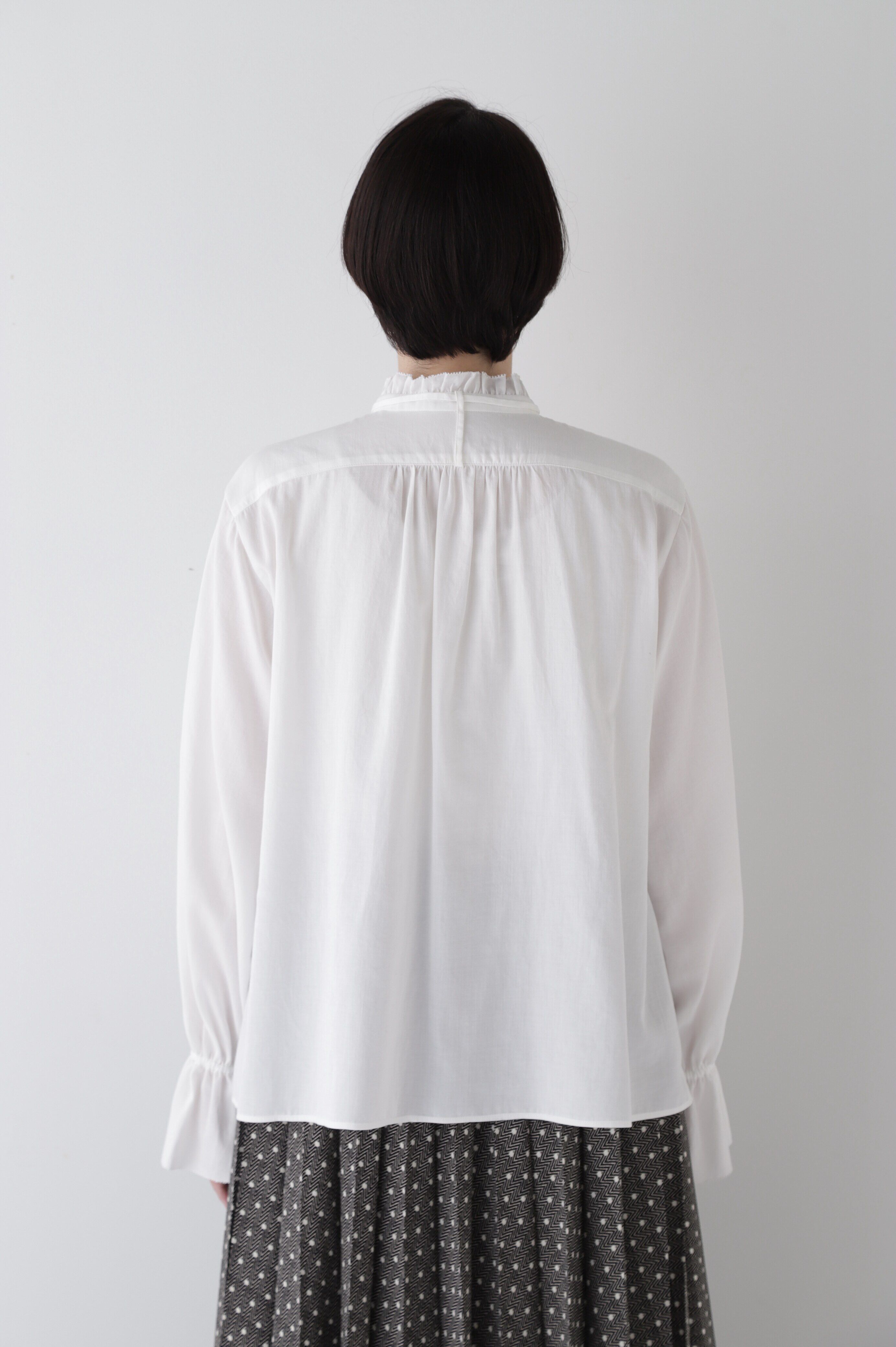  「◆スタンドフリルボリュームブラウス」|シャツ・ブラウス|