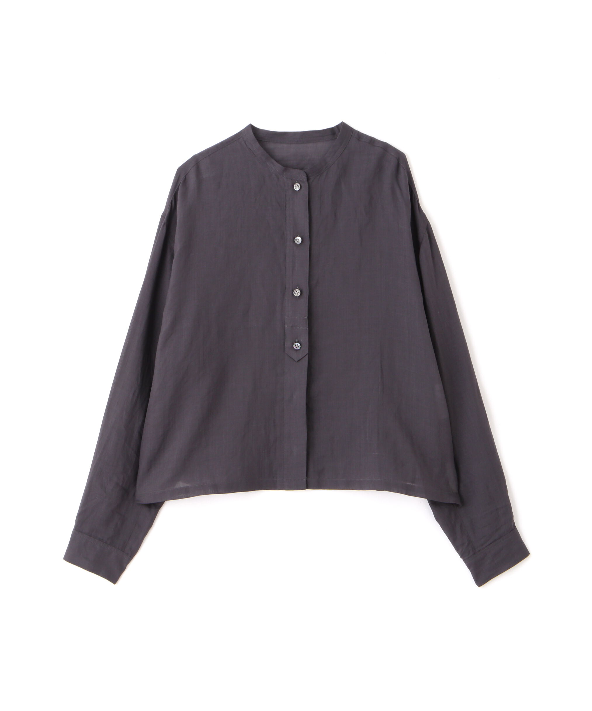  「◆ラミーバンドカラーシャツブラウス」|シャツ・ブラウス|