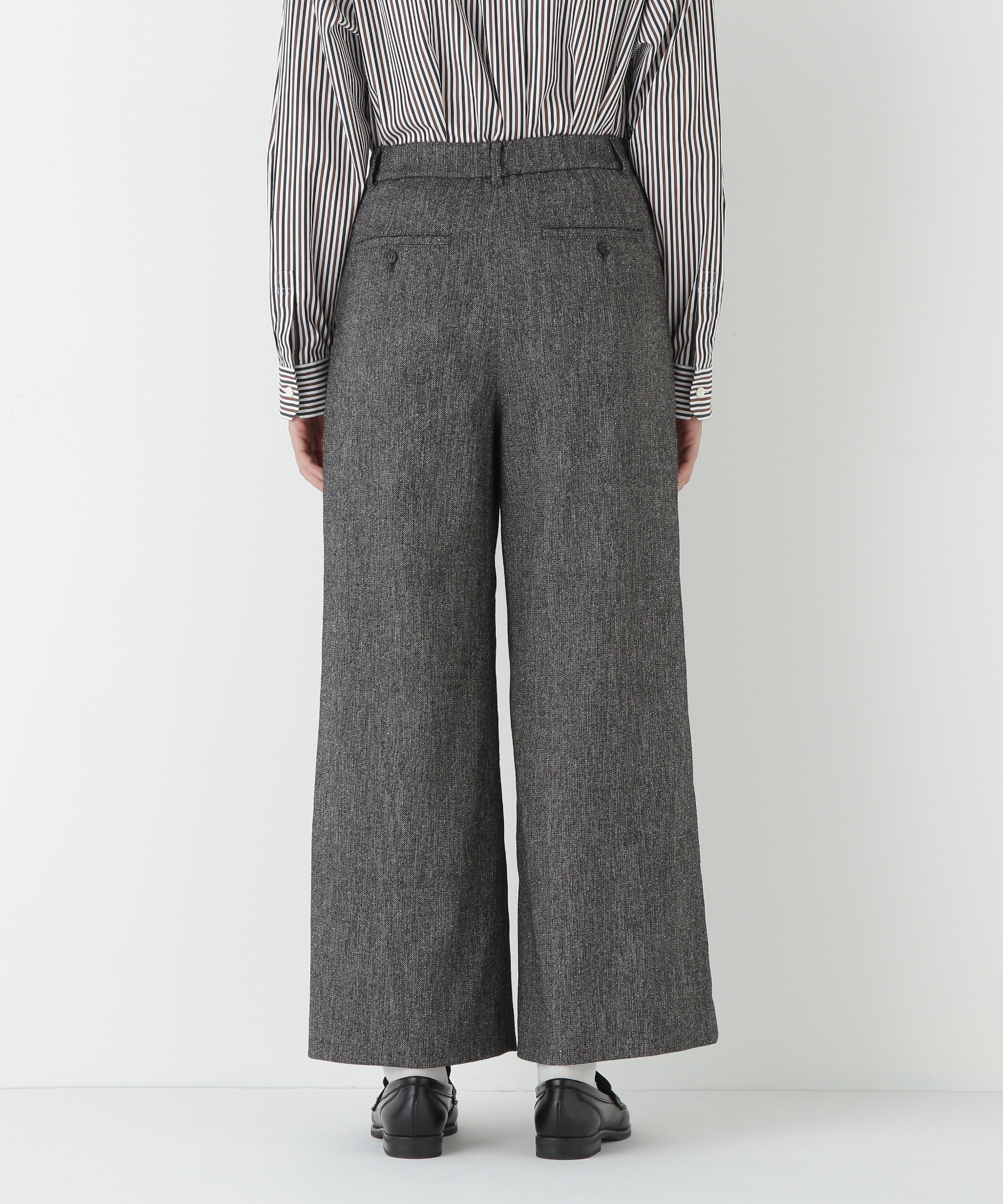  「◆シルクネップツイルツィードベイカーセミワイドパンツ」|その他|