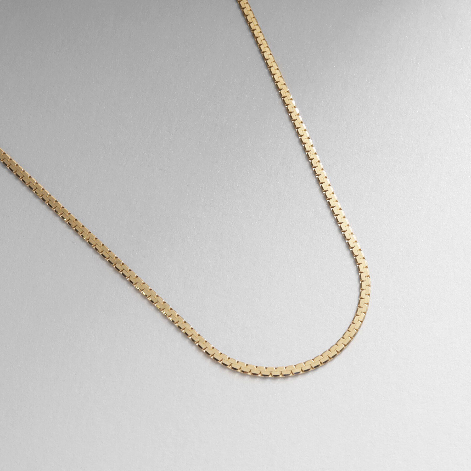 COCOSHNIK「K10スーパーベネフラット ネックレス」|ネックレス|