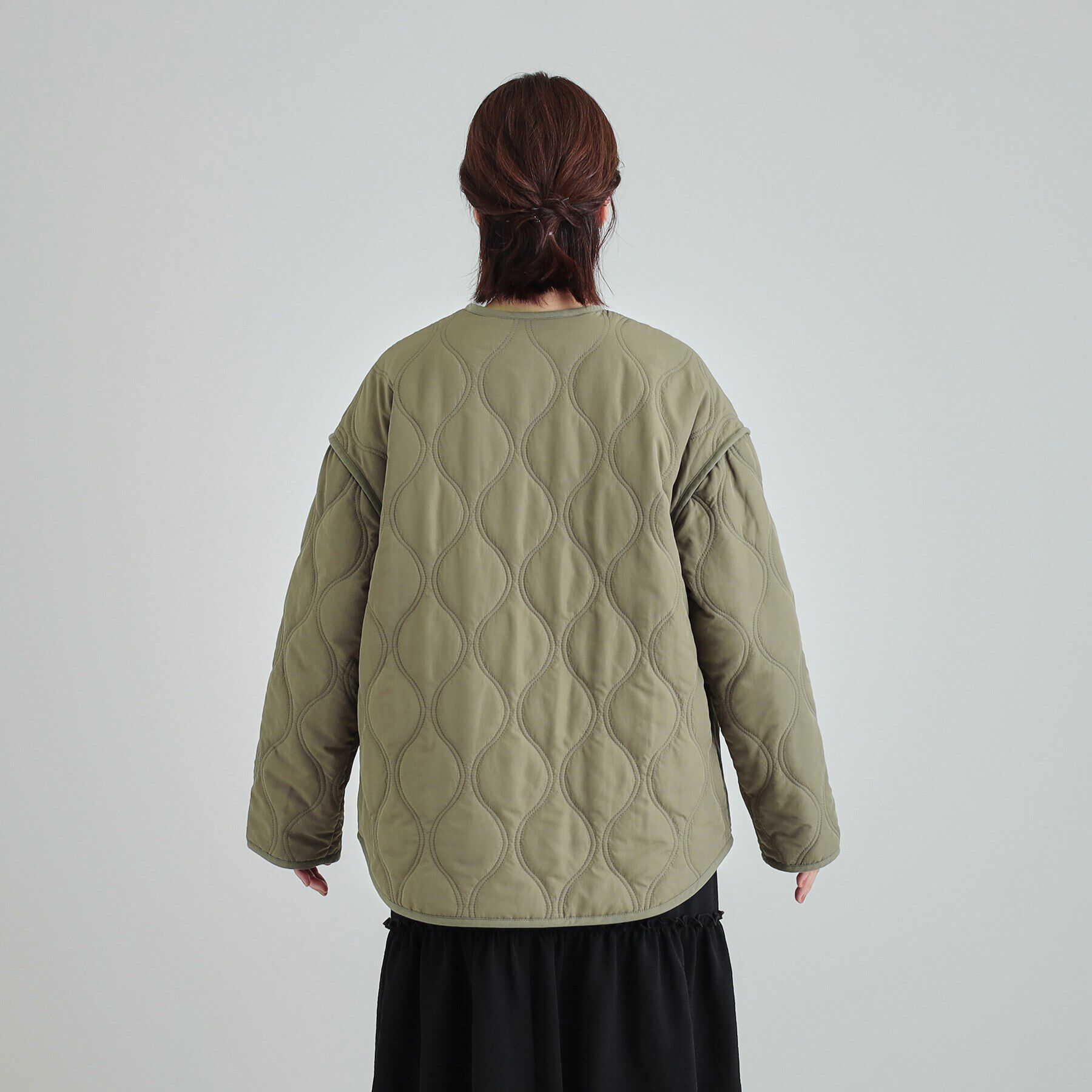 SHOO･LA･RUE「【高レビュー/撥水/吸湿発熱】大人が着たい オーバーキルトブルゾン」|ブルゾン・スタジャン|