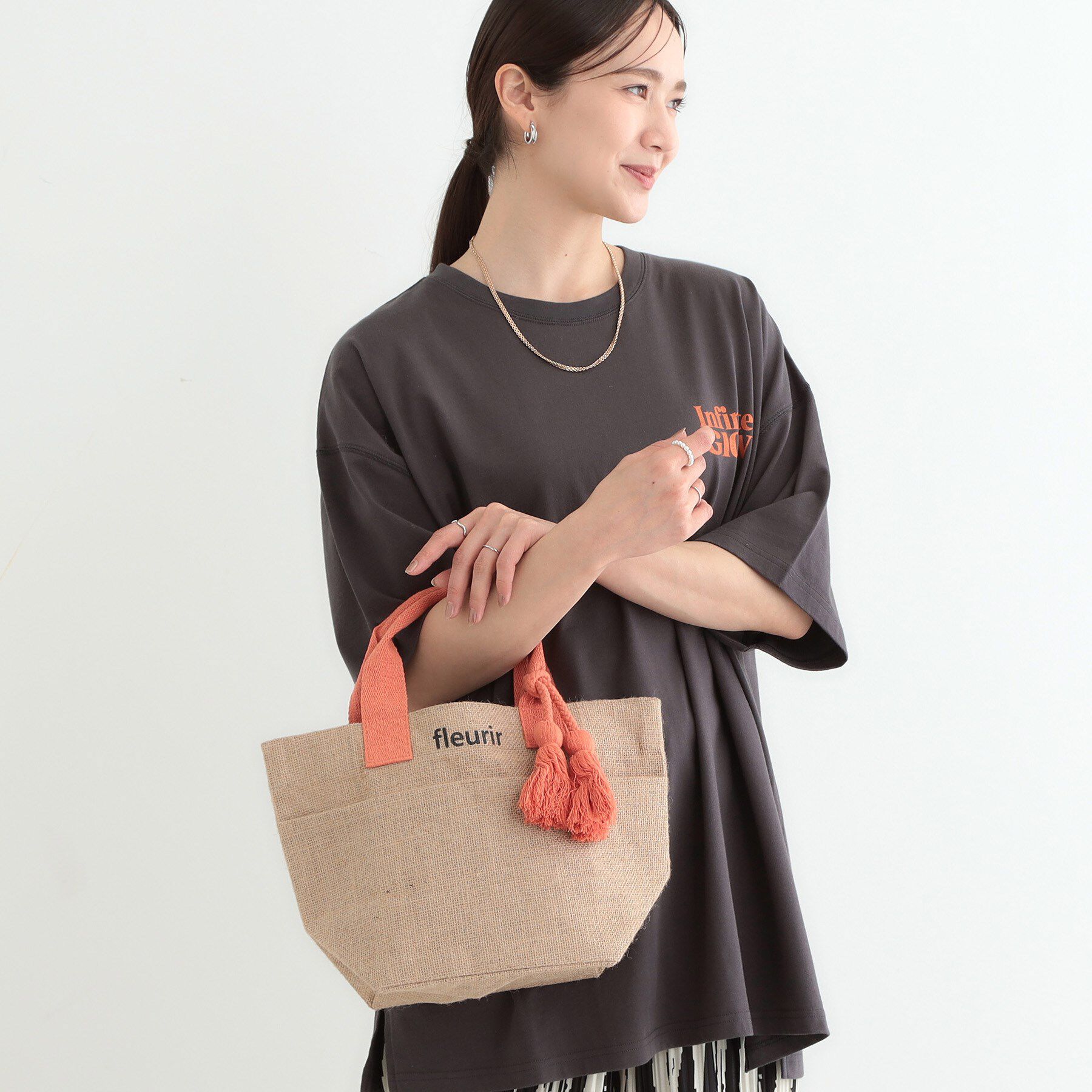 SHOO･LA･RUE「【高レビュー】夏を彩る ジュートランチトートバッグ」|トートバッグ|