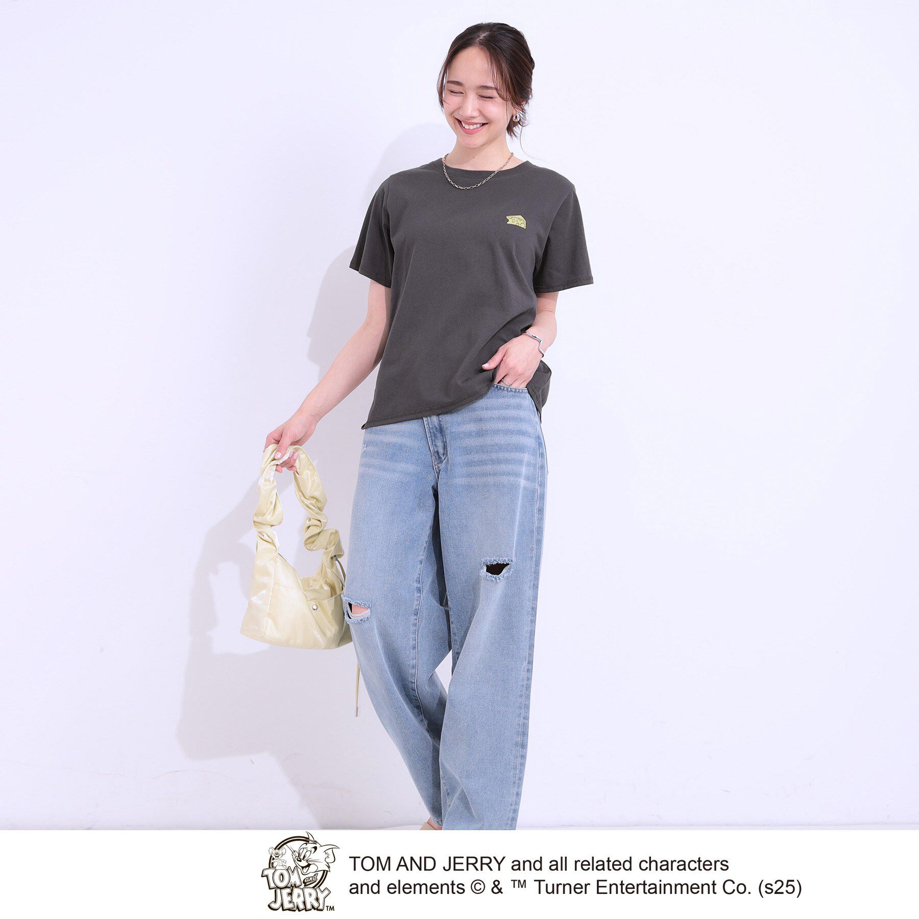 SHOO･LA･RUE「【TOM and JERRY 別注】ベーシックTシャツ」|Tシャツ・カットソー|