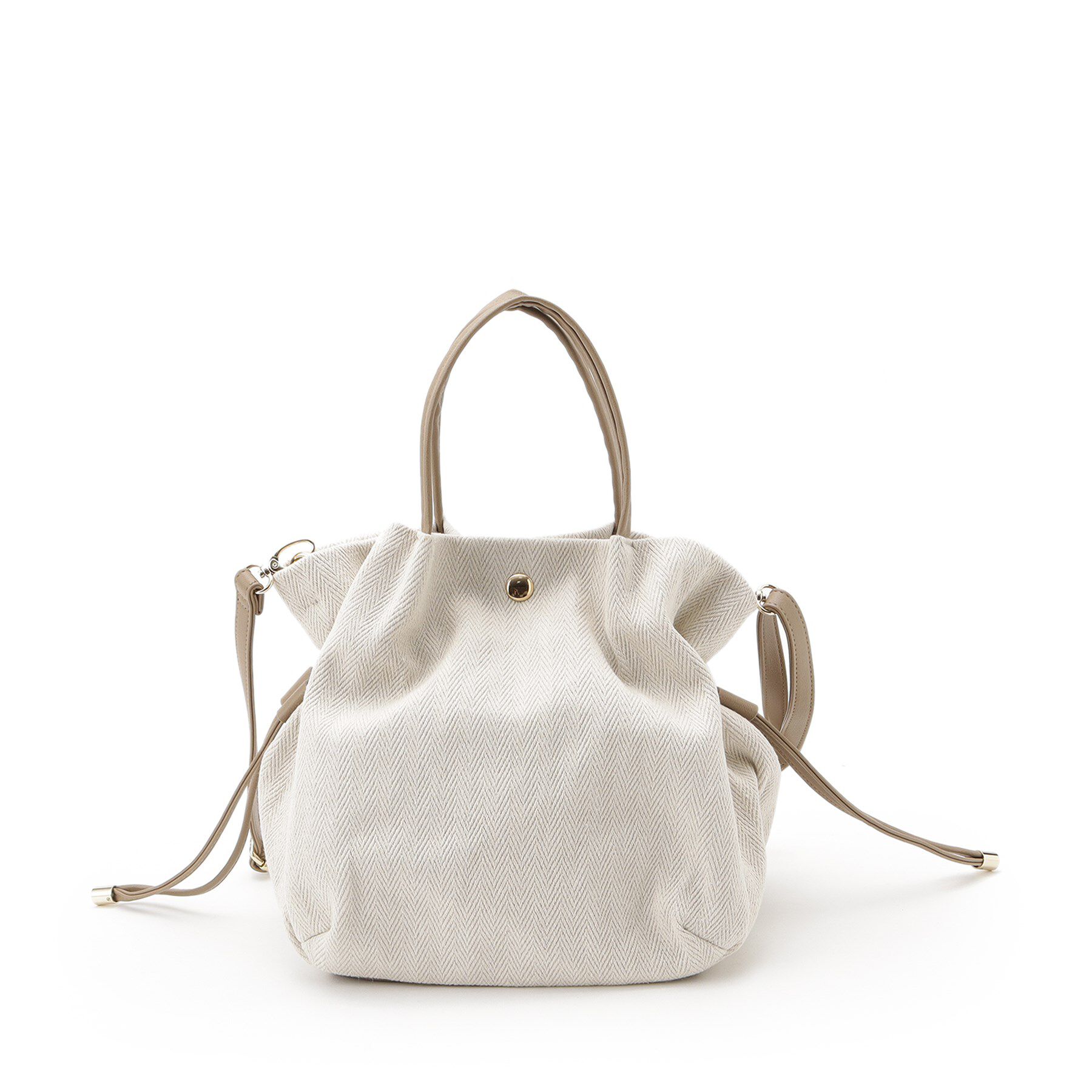 SHOO･LA･RUE「【2WAY】素材コンビトートバッグ」|トートバッグ|