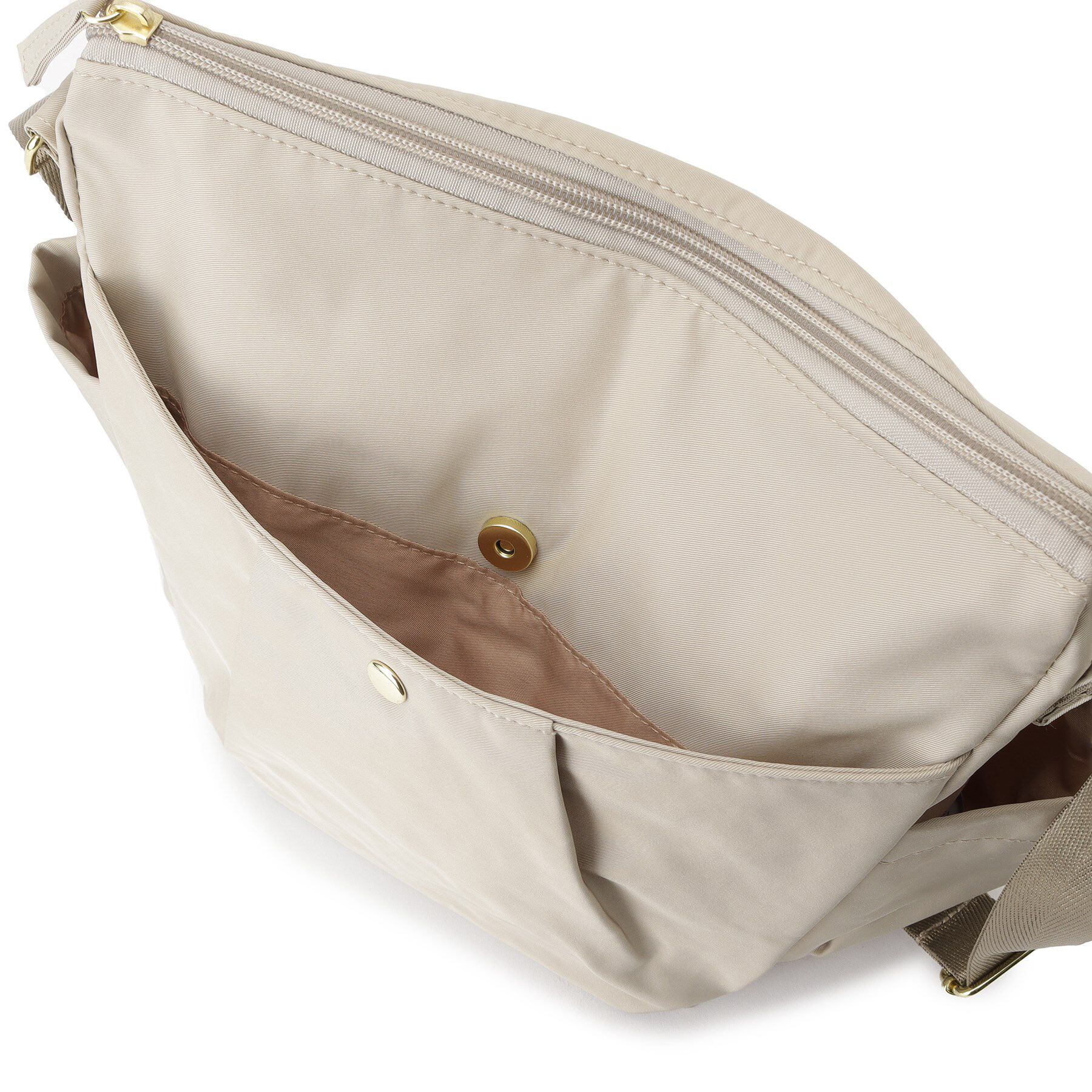 SHOO･LA･RUE「【撥水】フロントタック9ポケットショルダーバッグ」|ショルダー・メッセンジャー|