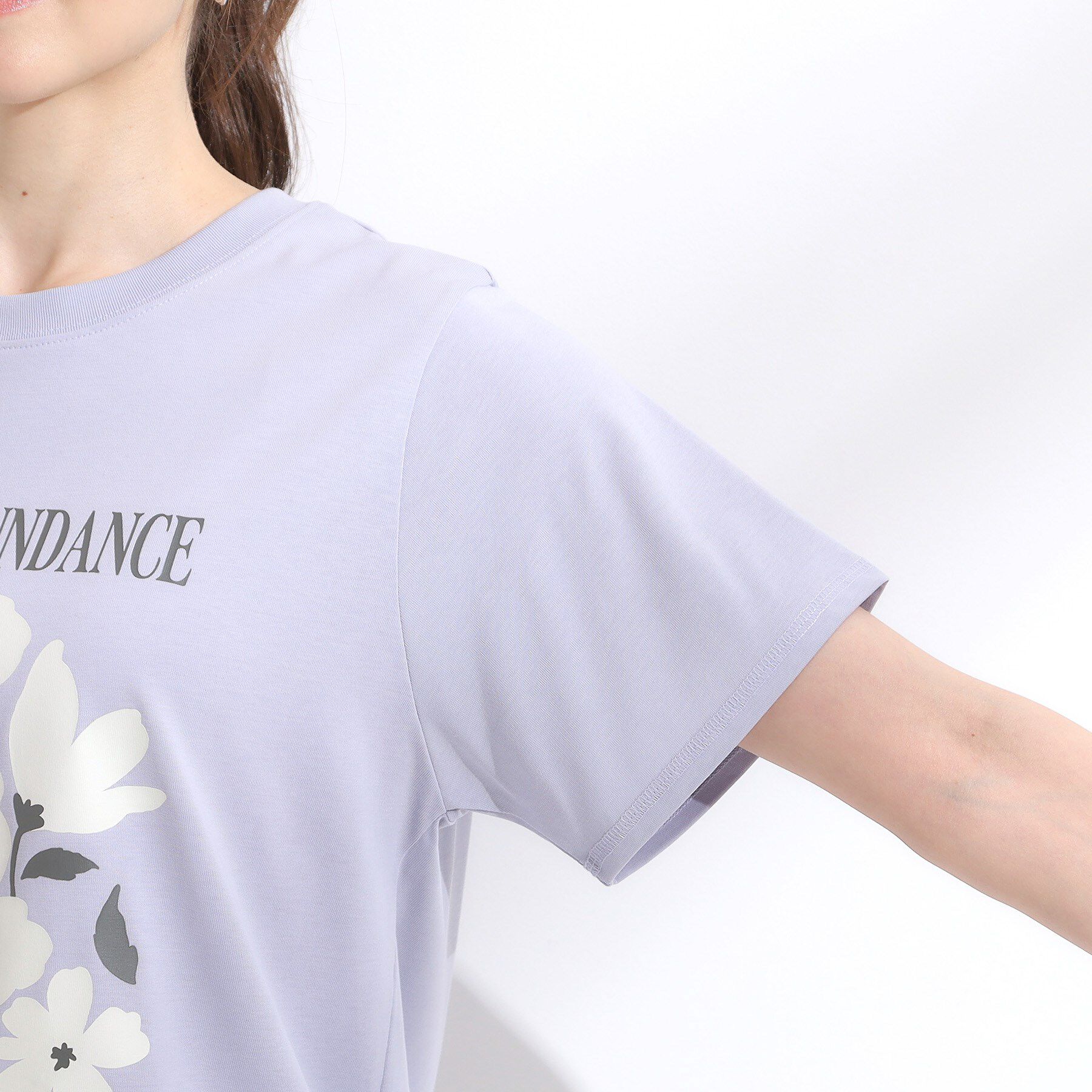 SHOO･LA･RUE「【S-LL/ひんやり/汗ジミ軽減/UVカット】グラフィックアソートTシャツ」|Tシャツ・カットソー|